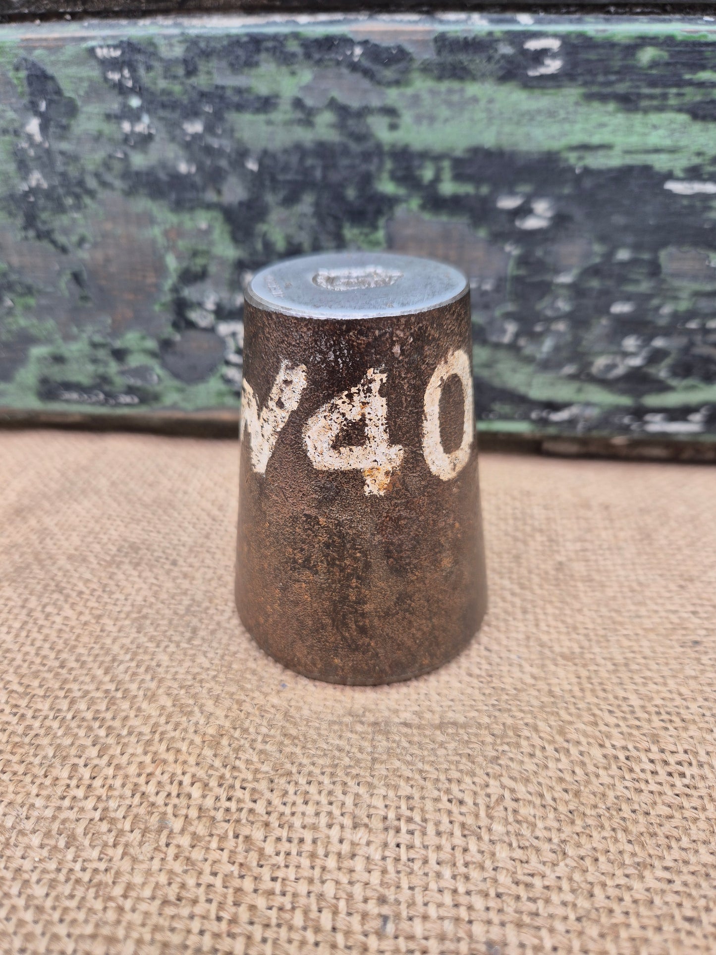 Vintage Steel Stamp - Silver Charm Making Die Stamp WORCESTER Industrial