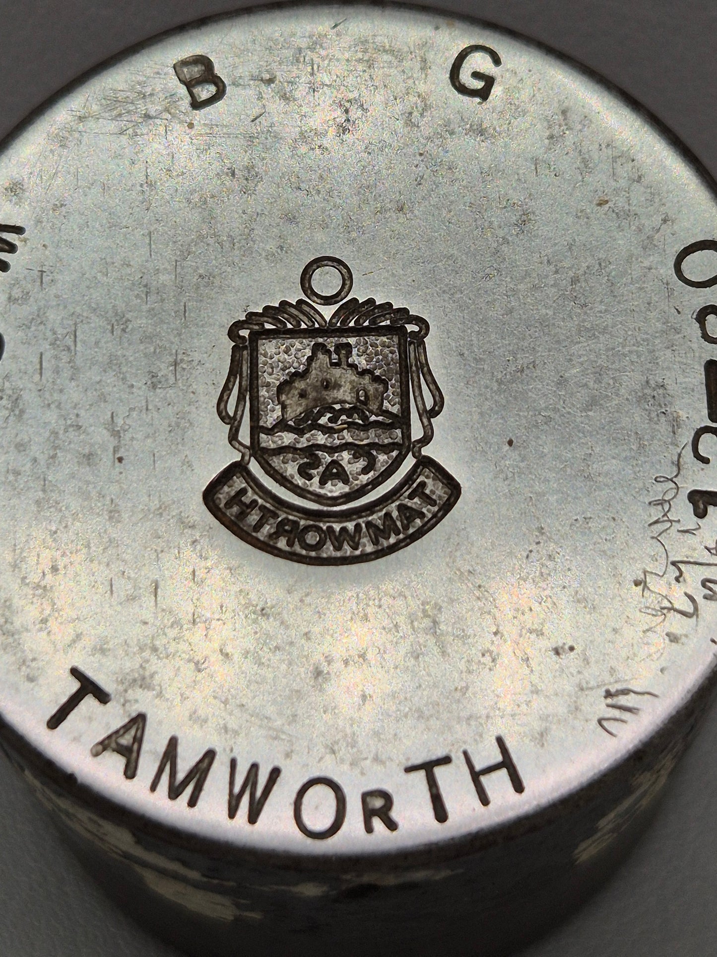 Vintage Silver Charm Making Die Stamp TAMWORTH Industrial
