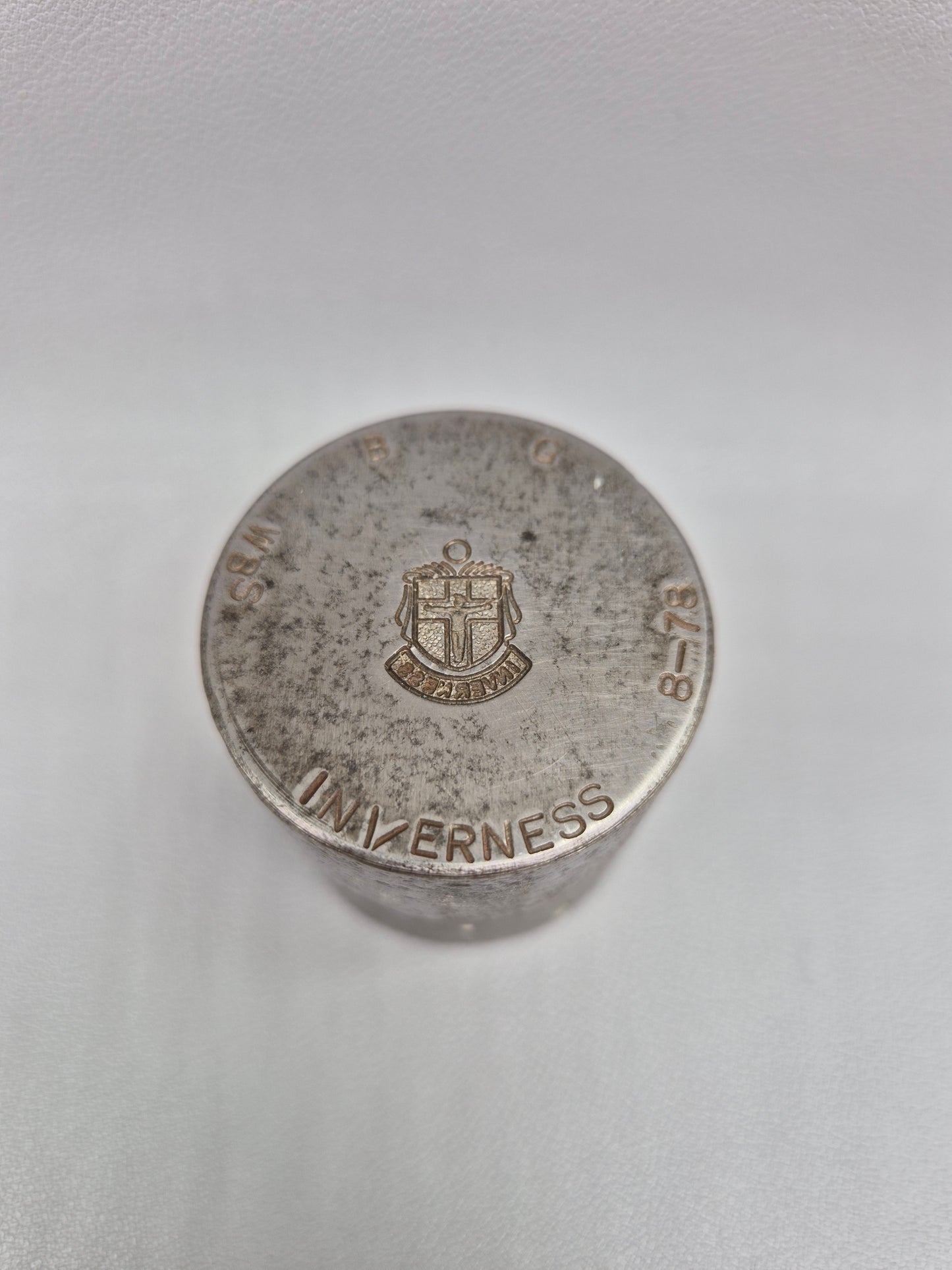 Vintage Silver Charm Making Die Stamp INVERNESS Industrial