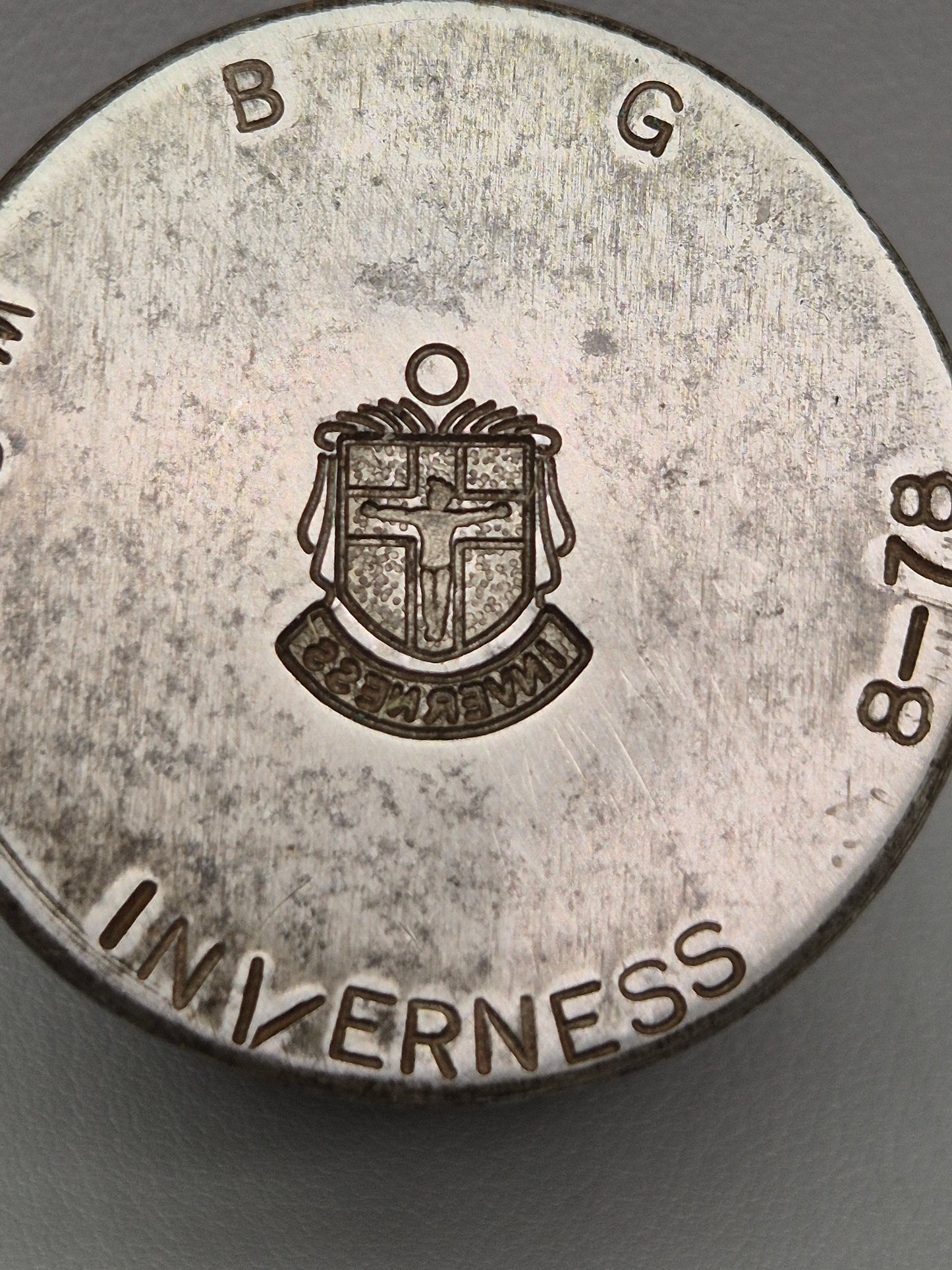 Vintage Silver Charm Making Die Stamp INVERNESS Industrial