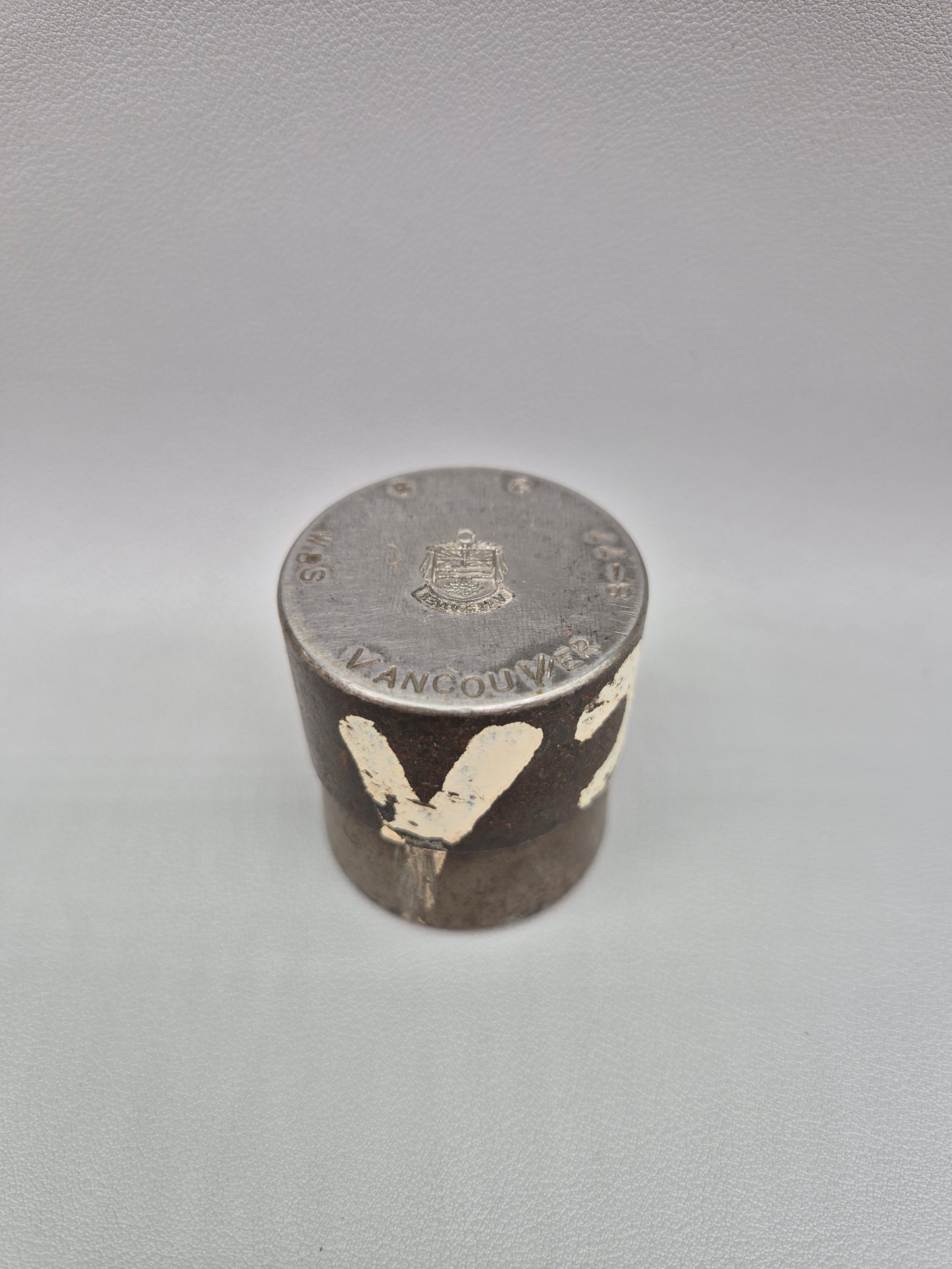 Vintage Silver Charm Making Die Stamp VANCOUVER Industrial