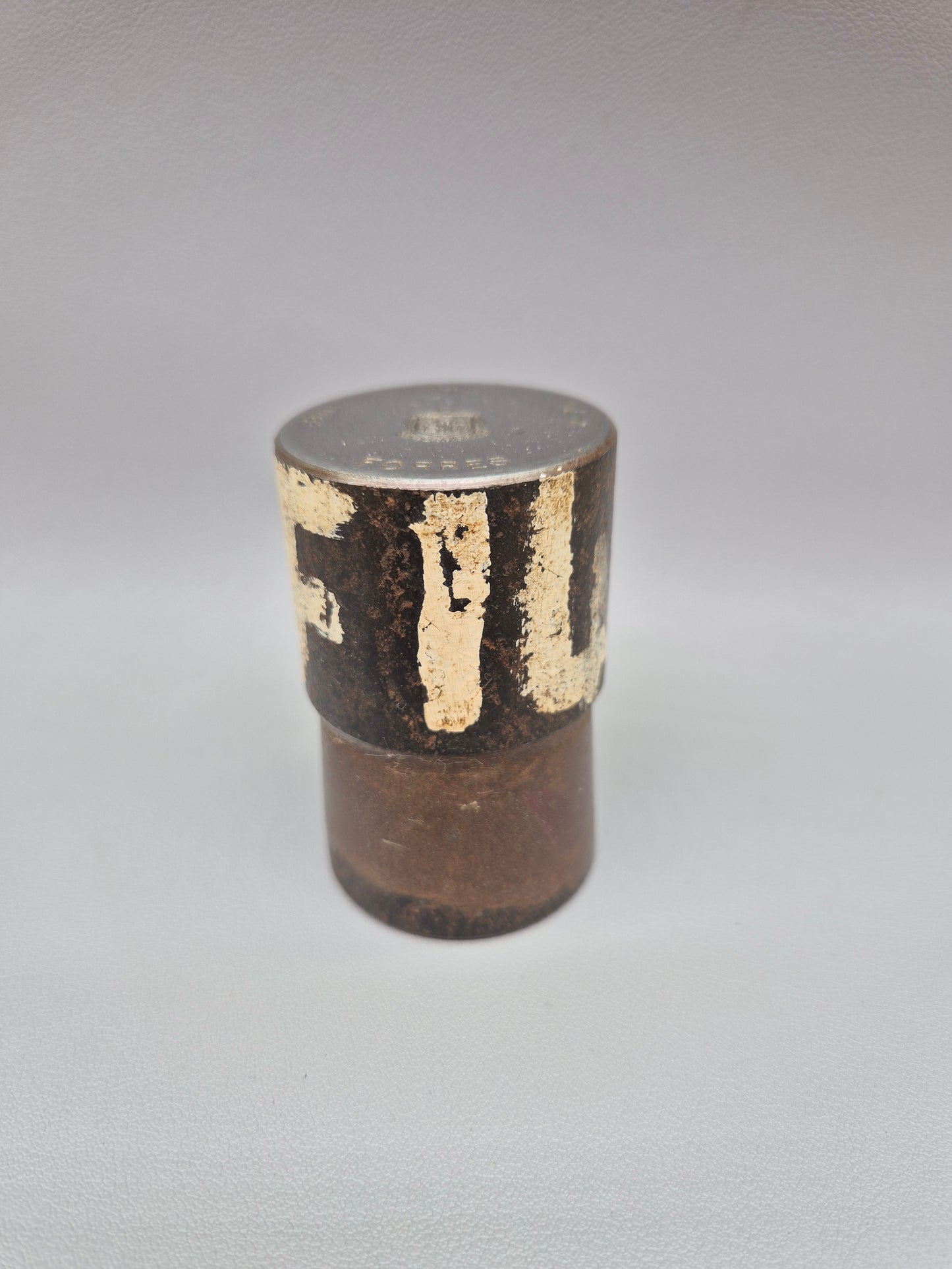 Vintage Steel Stamp - Silver Charm Making Die Stamp FORRES Scotland Industrial