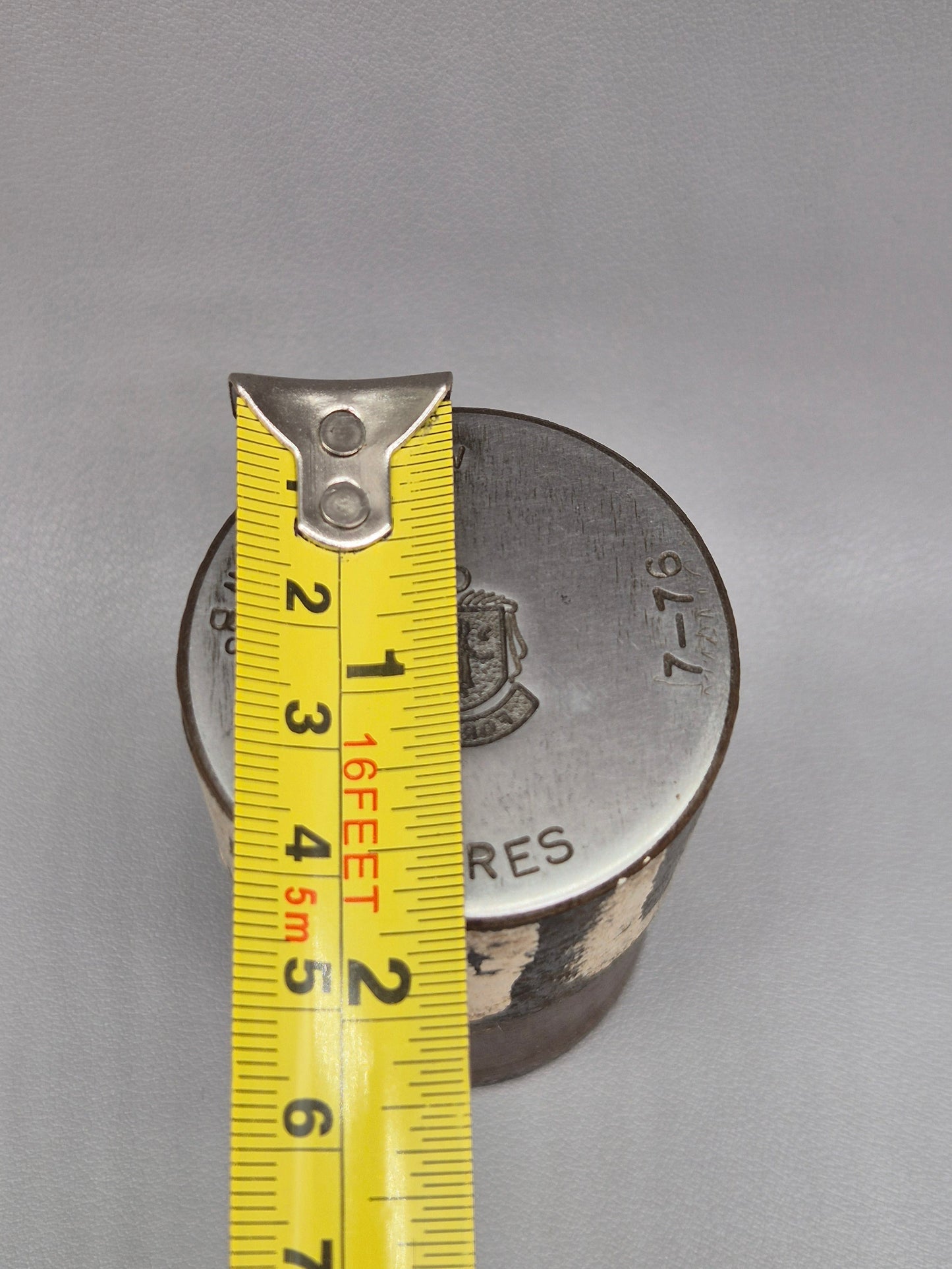 Vintage Steel Stamp - Silver Charm Making Die Stamp FORRES Scotland Industrial