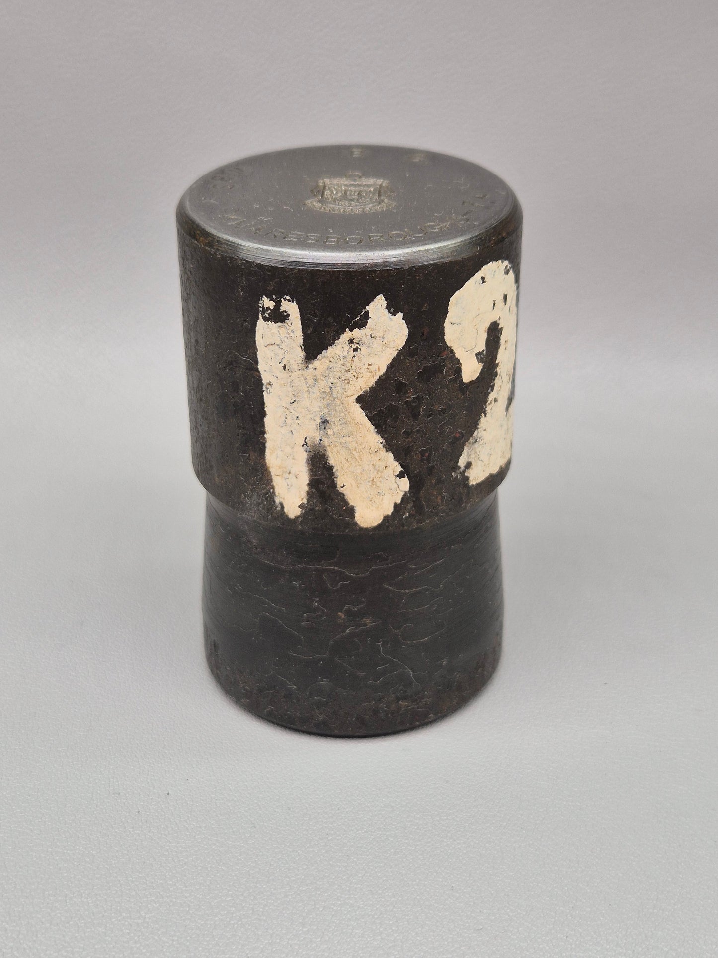 Vintage Steel Stamp - Silver Charm Making Die Stamp KNARESBOROUGH North Yorkshire Industrial