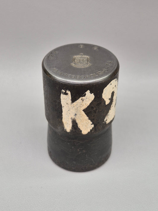 Vintage Steel Stamp - Silver Charm Making Die Stamp KNARESBOROUGH North Yorkshire Industrial