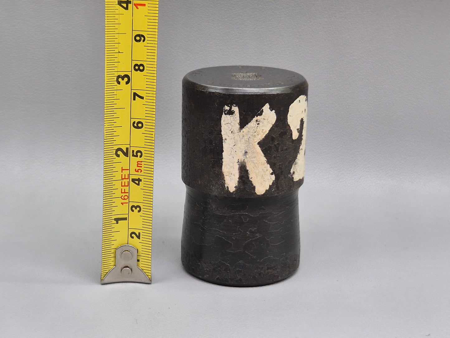 Vintage Steel Stamp - Silver Charm Making Die Stamp KNARESBOROUGH North Yorkshire Industrial