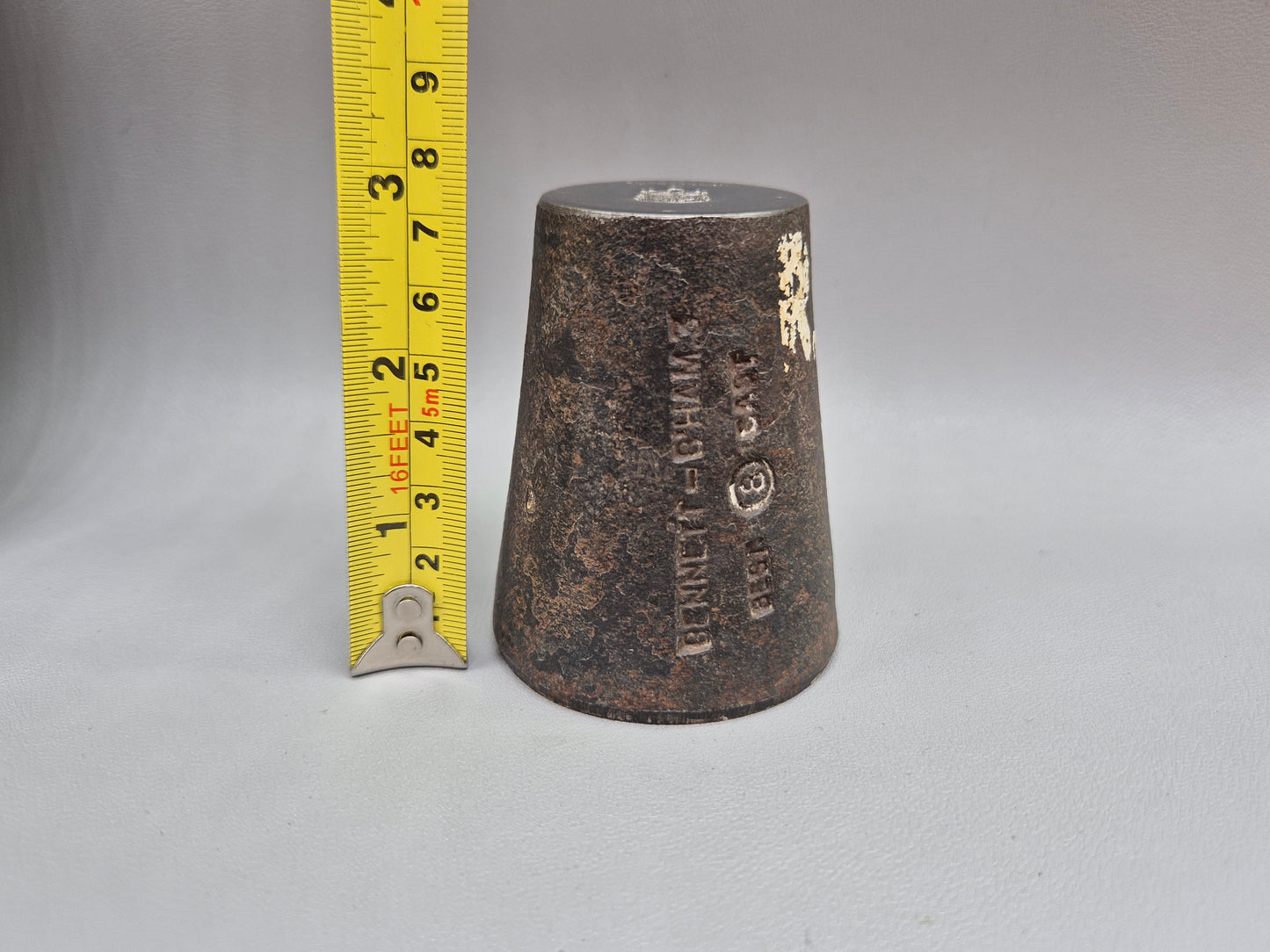 Vintage Steel Stamp - Silver Charm Making Die Stamp RUTHERGLEN Industrial
