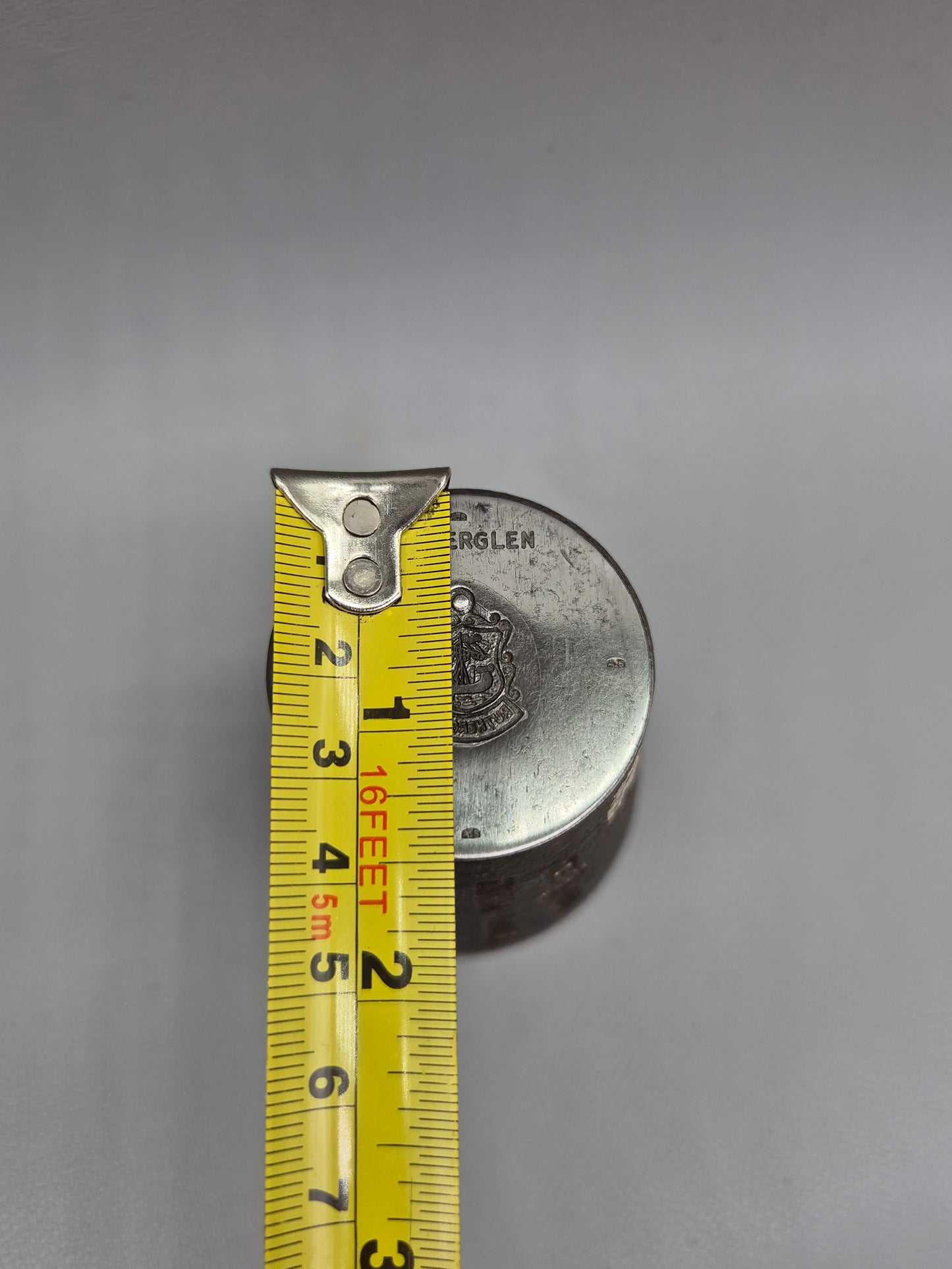 Vintage Steel Stamp - Silver Charm Making Die Stamp RUTHERGLEN Industrial