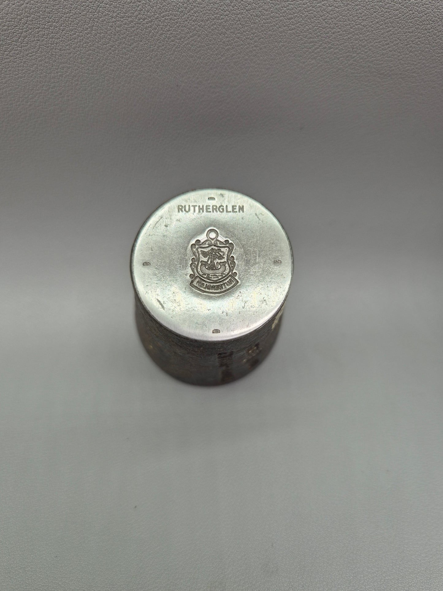 Vintage Steel Stamp - Silver Charm Making Die Stamp RUTHERGLEN Industrial