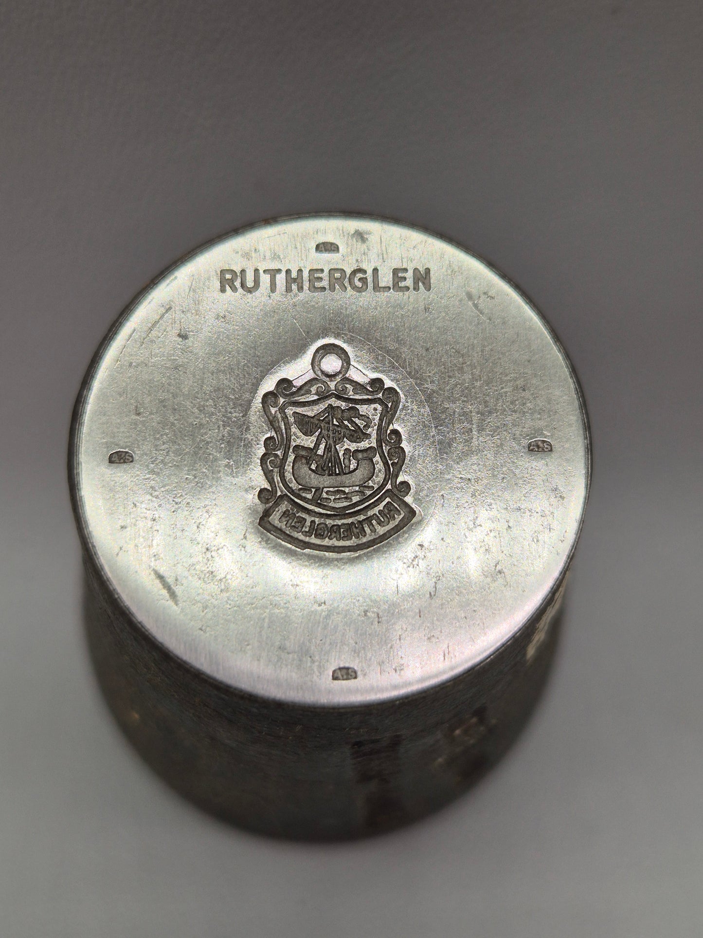 Vintage Steel Stamp - Silver Charm Making Die Stamp RUTHERGLEN Industrial