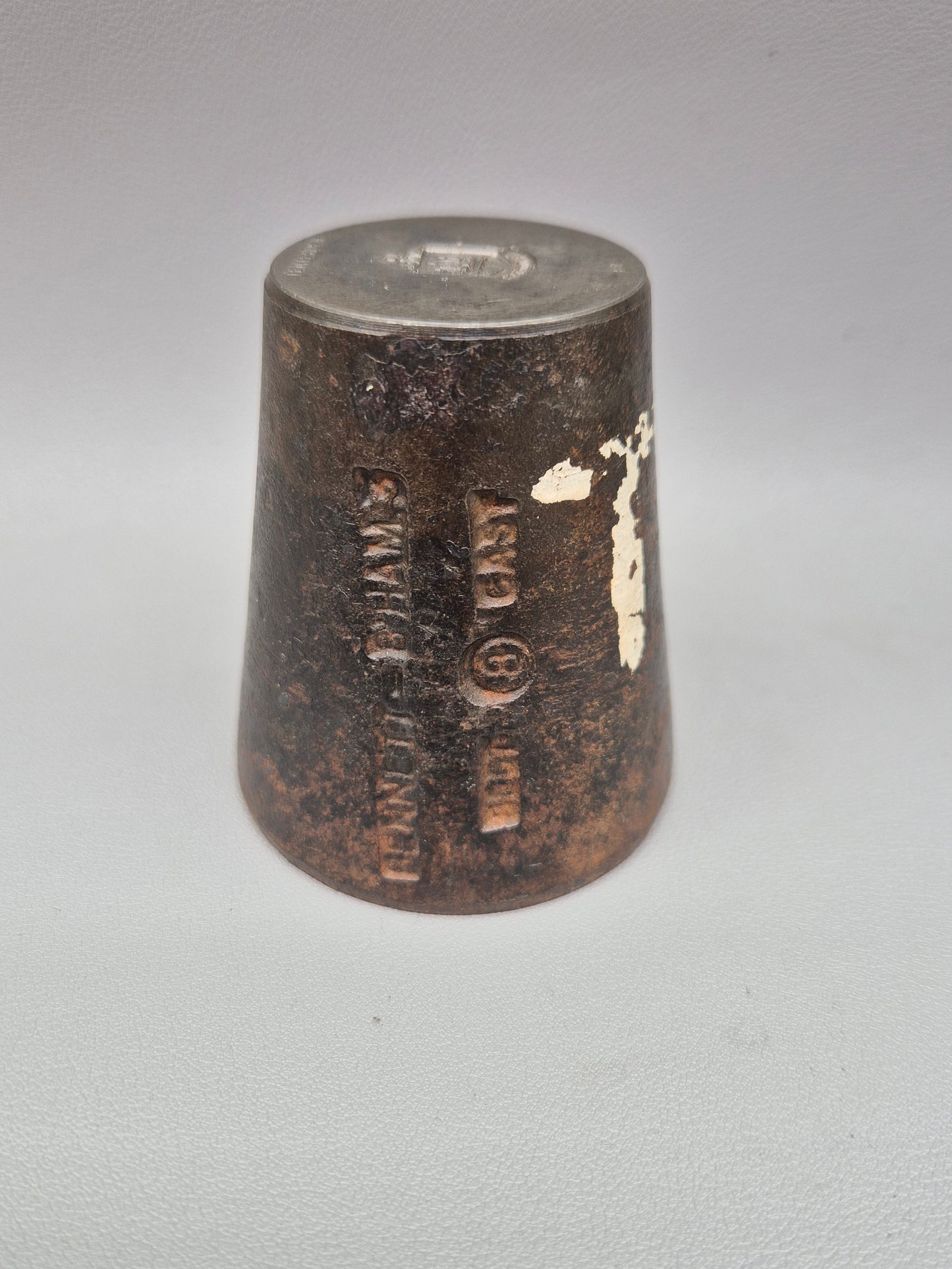 Vintage Steel Stamp - Silver Charm Making Die Stamp TENTERDEN Industrial