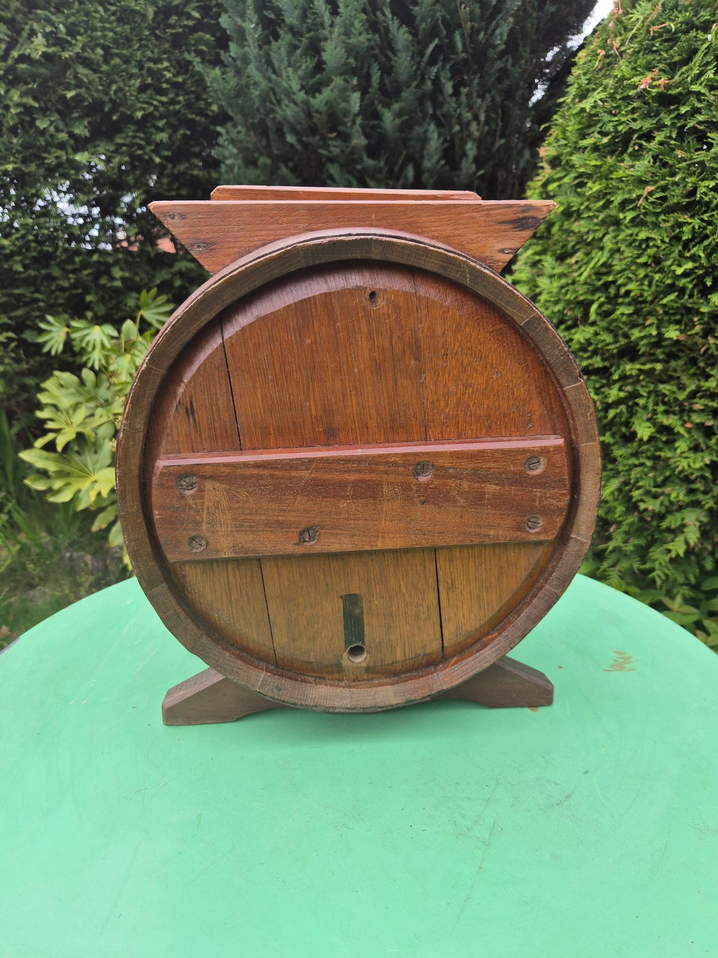 Antique wooden butter churn by J. & A. McFarlane