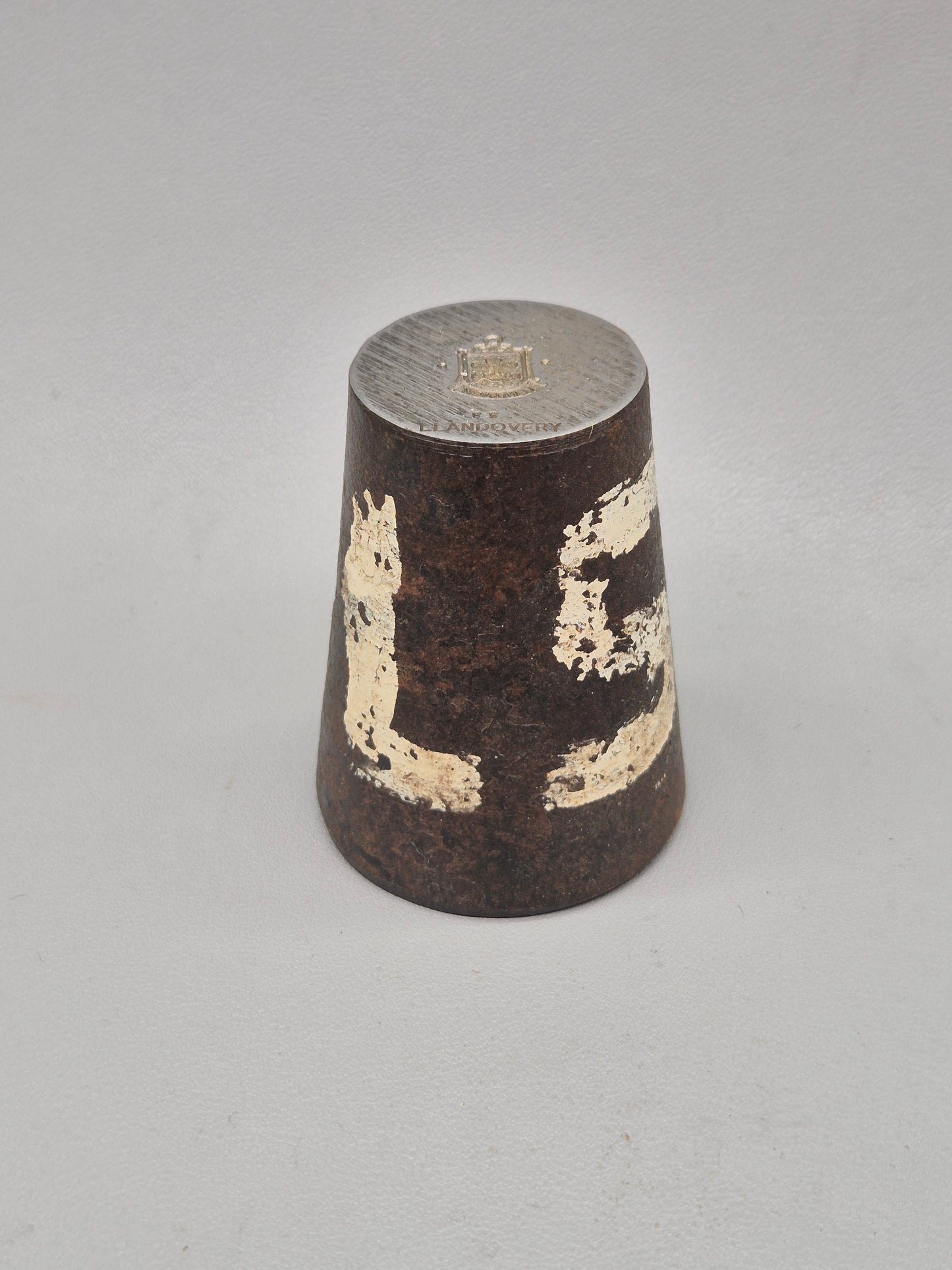 Vintage Steel Stamp - Silver Charm Making Die Stamp  CHIPPENHAM Industrial. Price Includes Postage