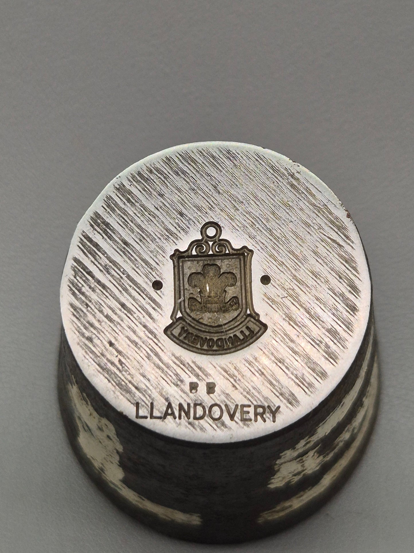 Vintage Steel Stamp - Silver Charm Making Die Stamp  CHIPPENHAM Industrial. Price Includes Postage