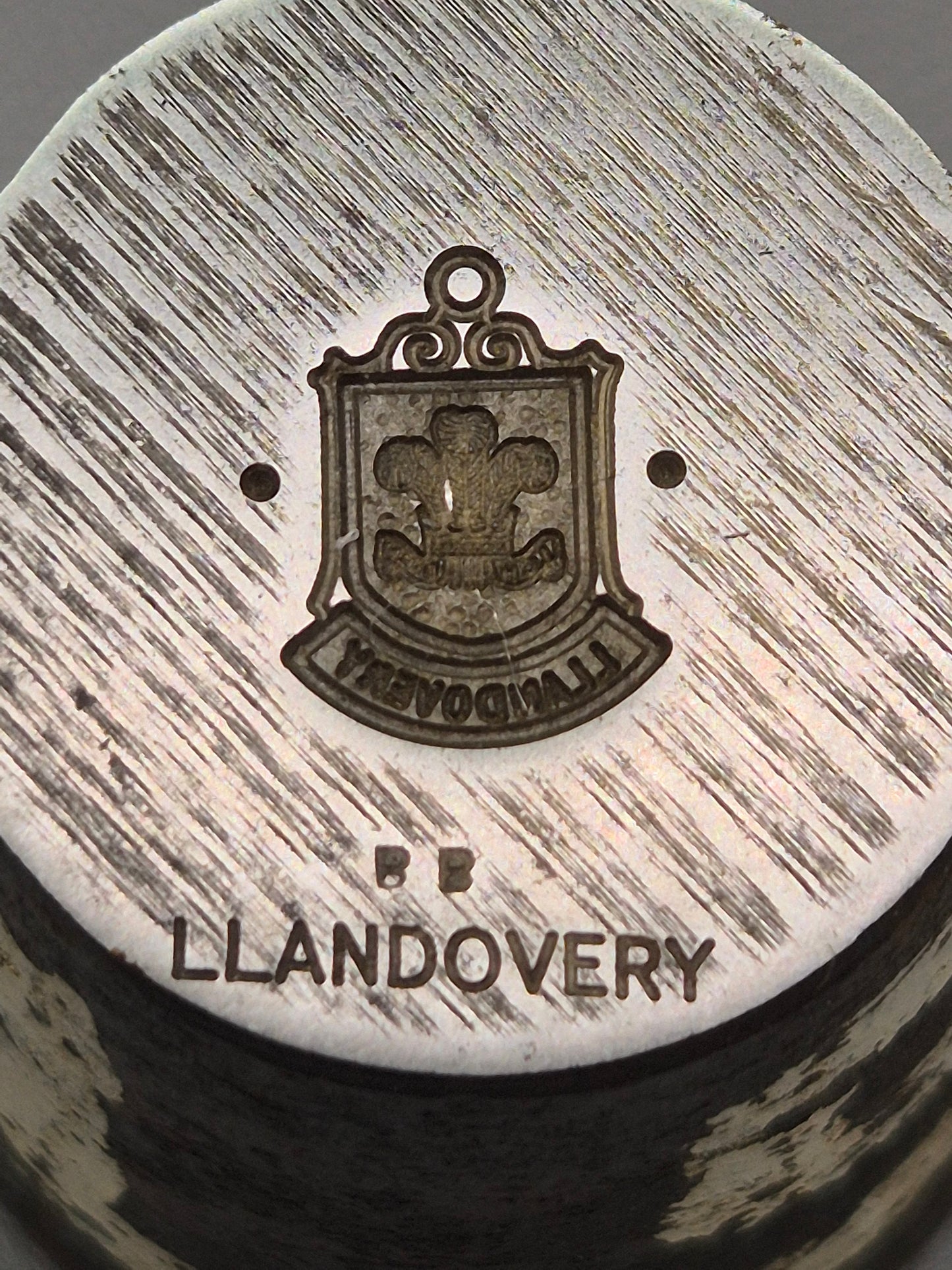 Vintage Steel Stamp - Silver Charm Making Die Stamp  CHIPPENHAM Industrial. Price Includes Postage