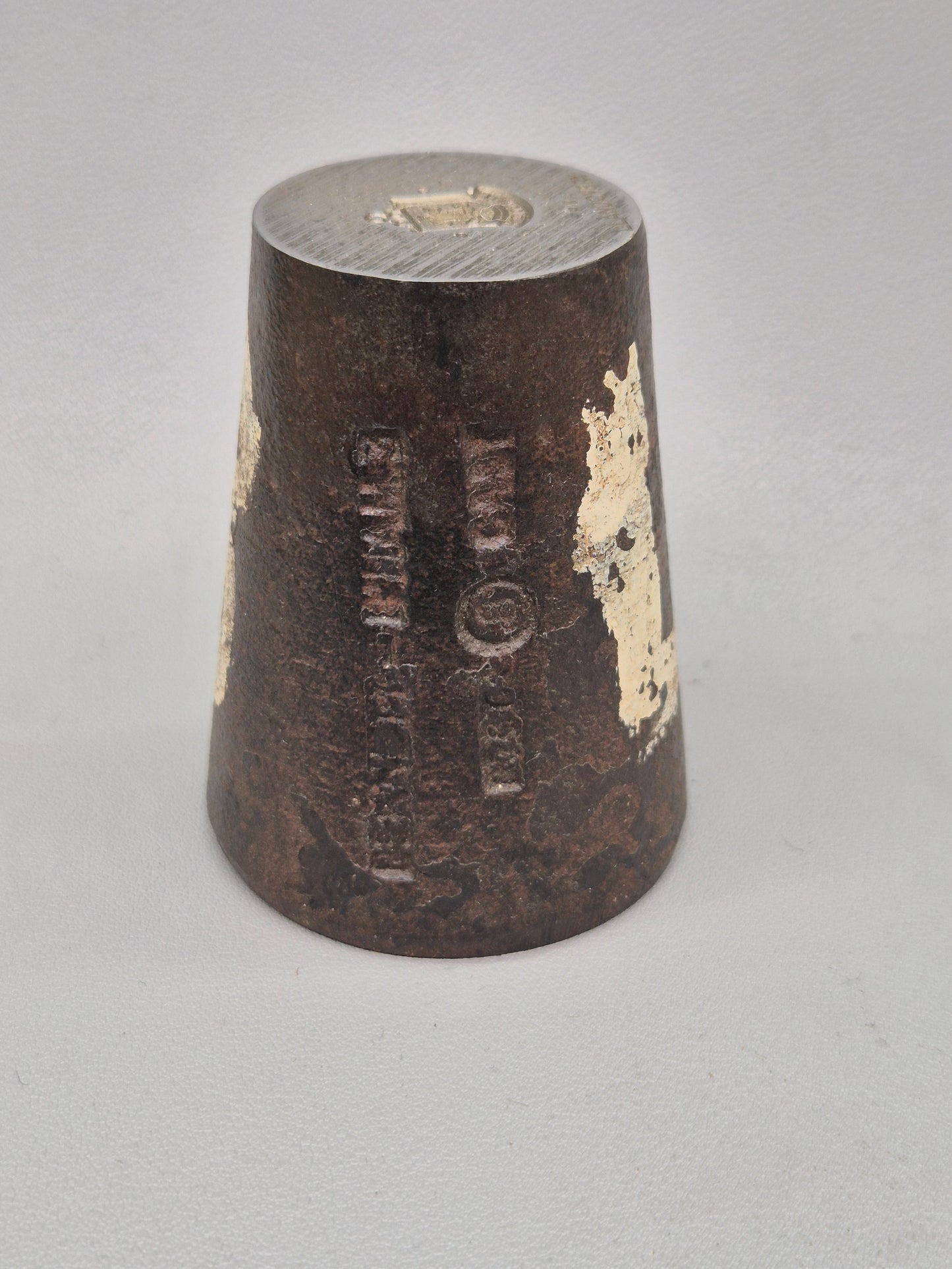 Vintage Steel Stamp - Silver Charm Making Die Stamp  CHIPPENHAM Industrial. Price Includes Postage