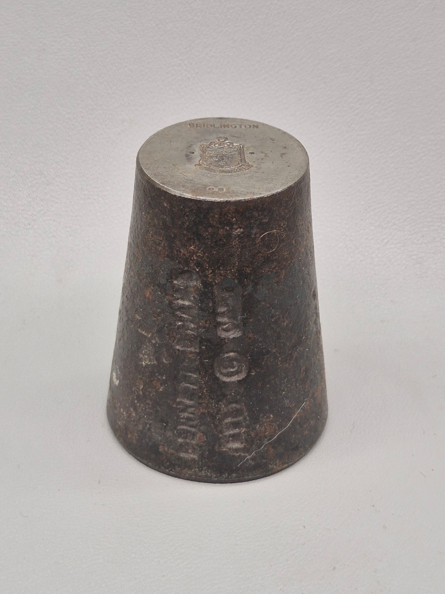 Vintage Steel Stamp - Silver Charm Making Die Stamp BRIDLINGTON Industrial. Price Includes Postage
