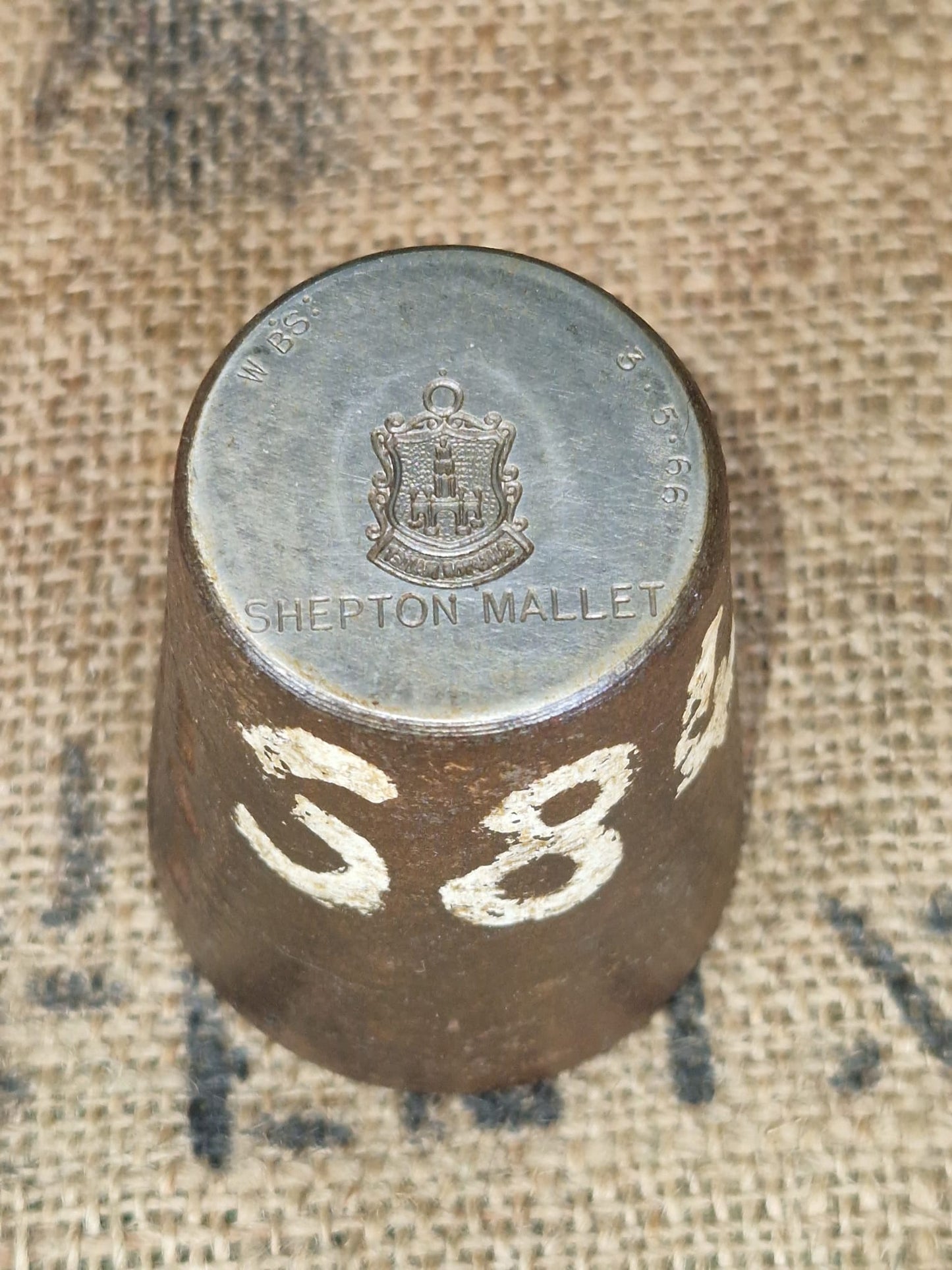 Vintage Silver Charm SHEPTON MALLET Metal Die Stamp Making Industrial