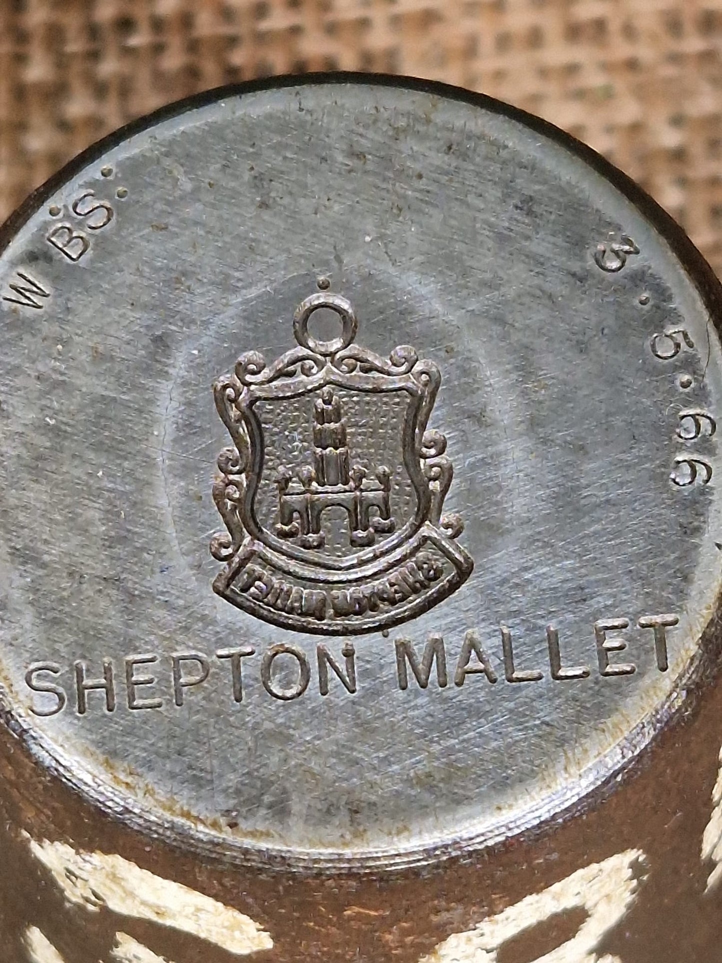 Vintage Silver Charm SHEPTON MALLET Metal Die Stamp Making Industrial