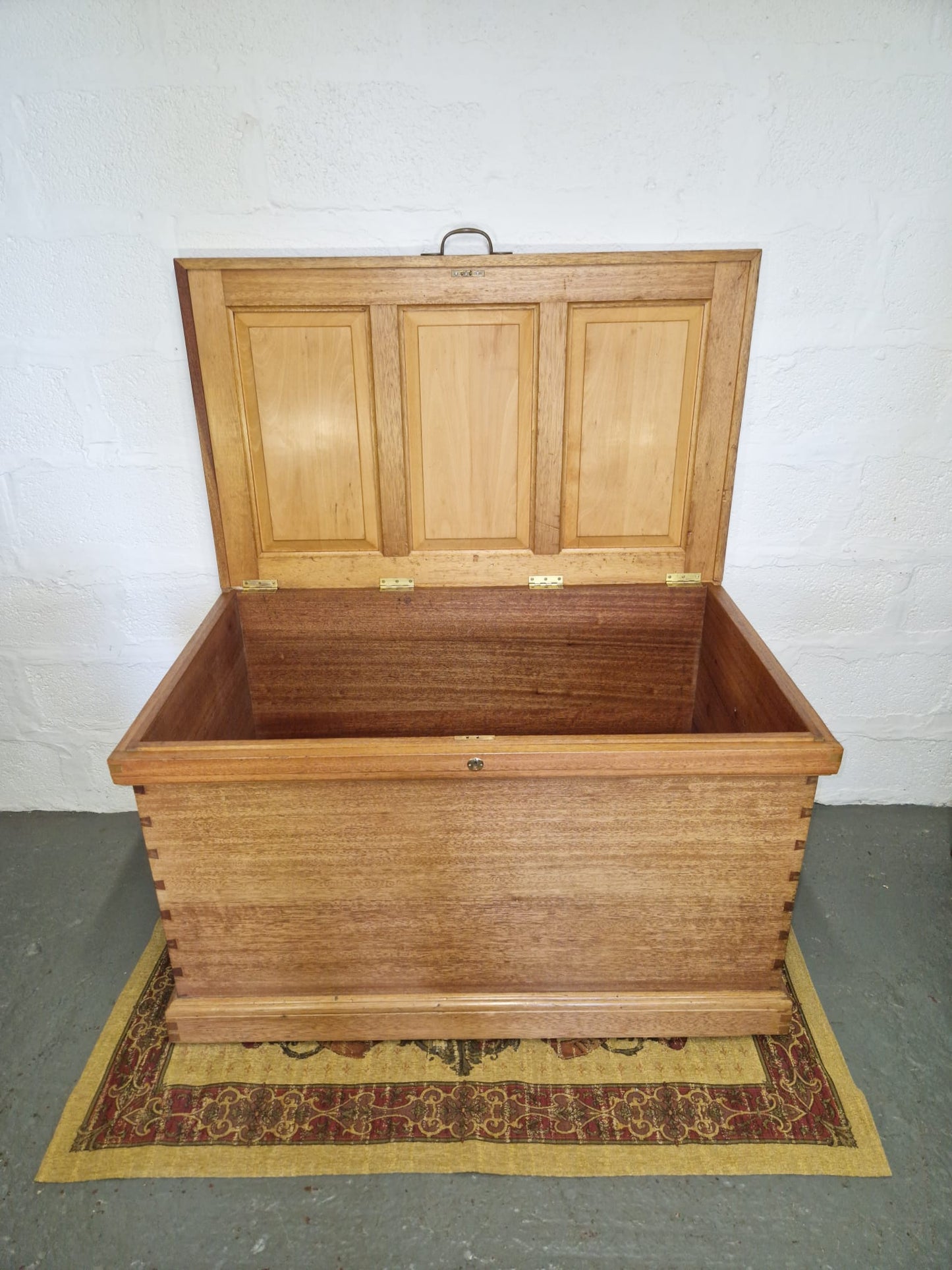 Vintage Large Blanket Storage Box