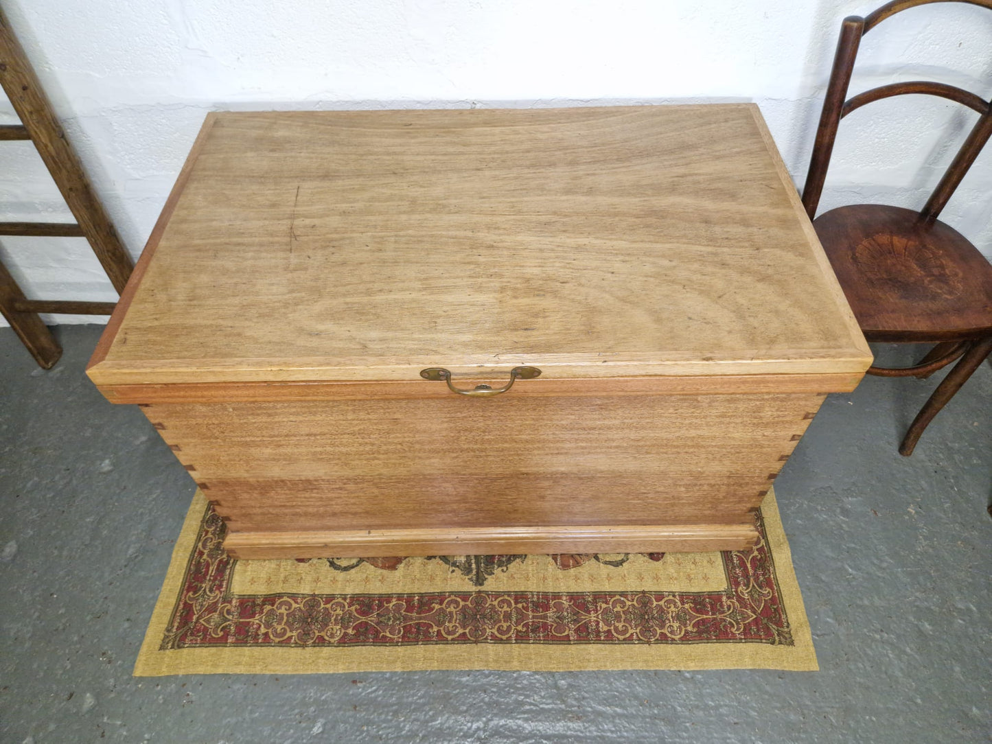 Vintage Large Blanket Storage Box