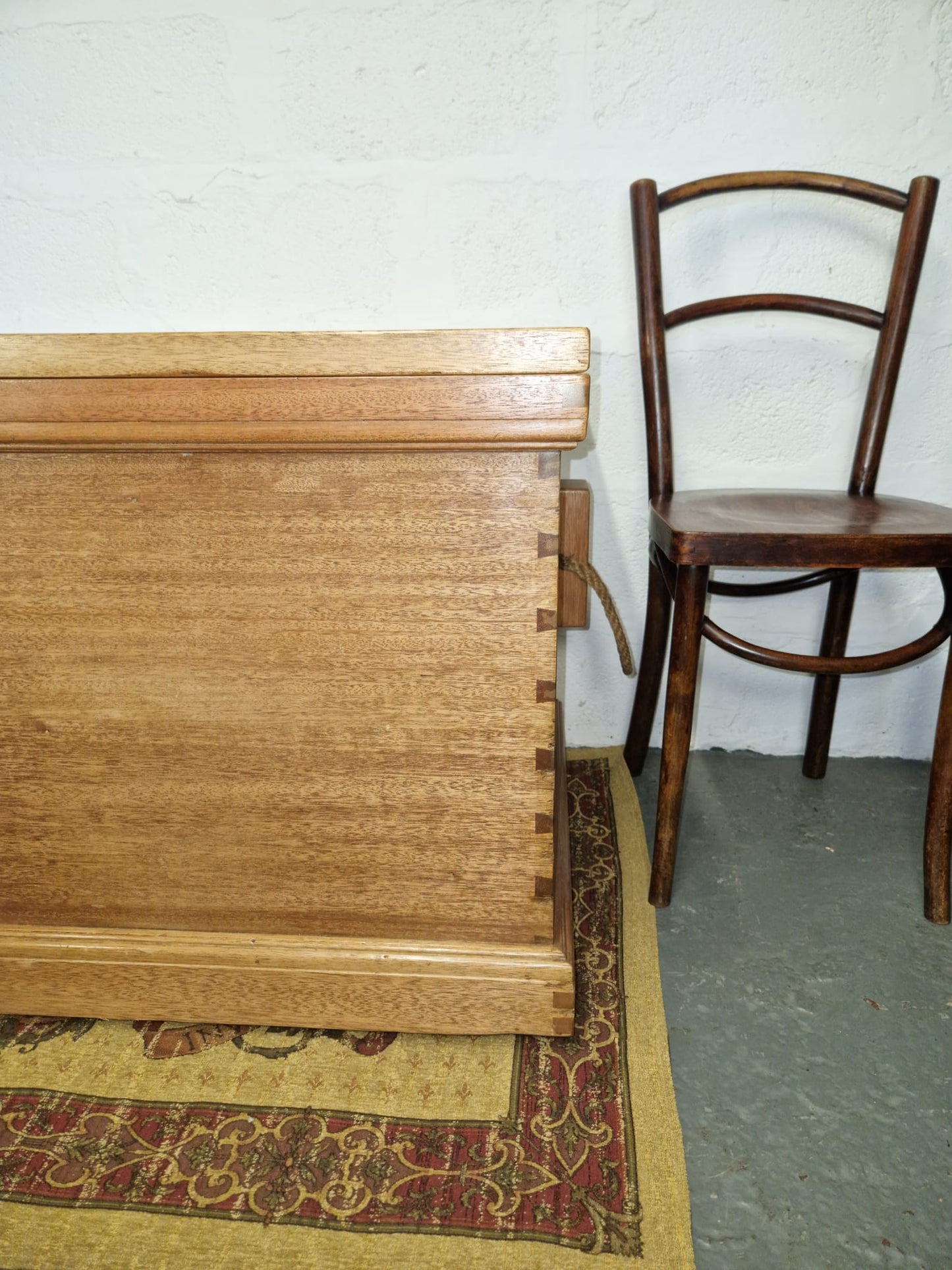 Vintage Large Blanket Storage Box