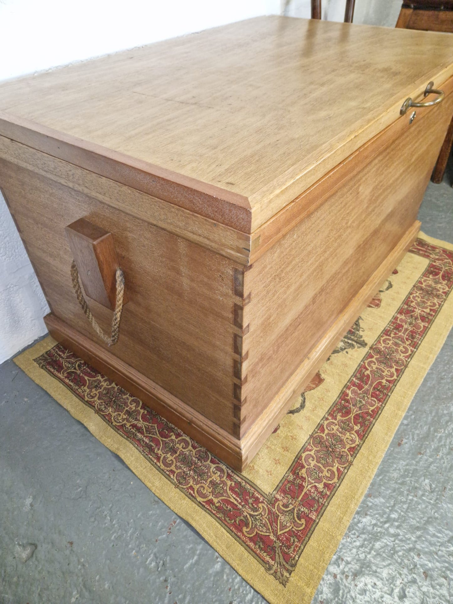 Vintage Large Blanket Storage Box