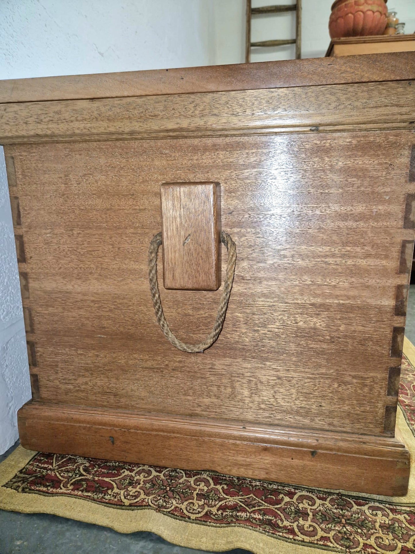 Vintage Large Blanket Storage Box