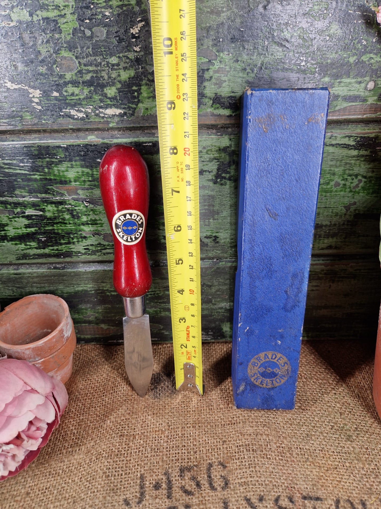 Vintage Brades Skelton Garden Pricking Trowel Boxed Rare