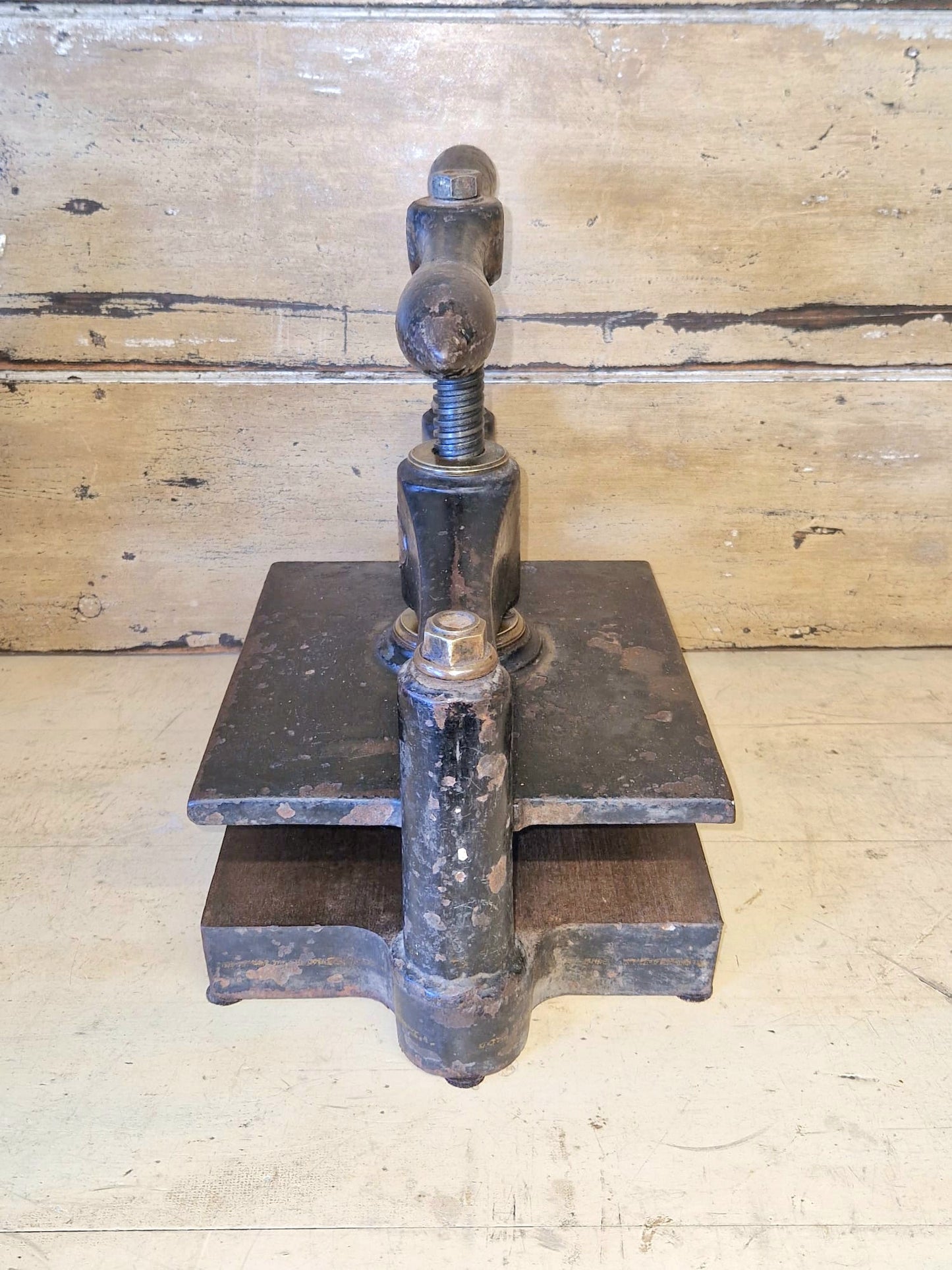 Antique Book Binding Press Flower Press