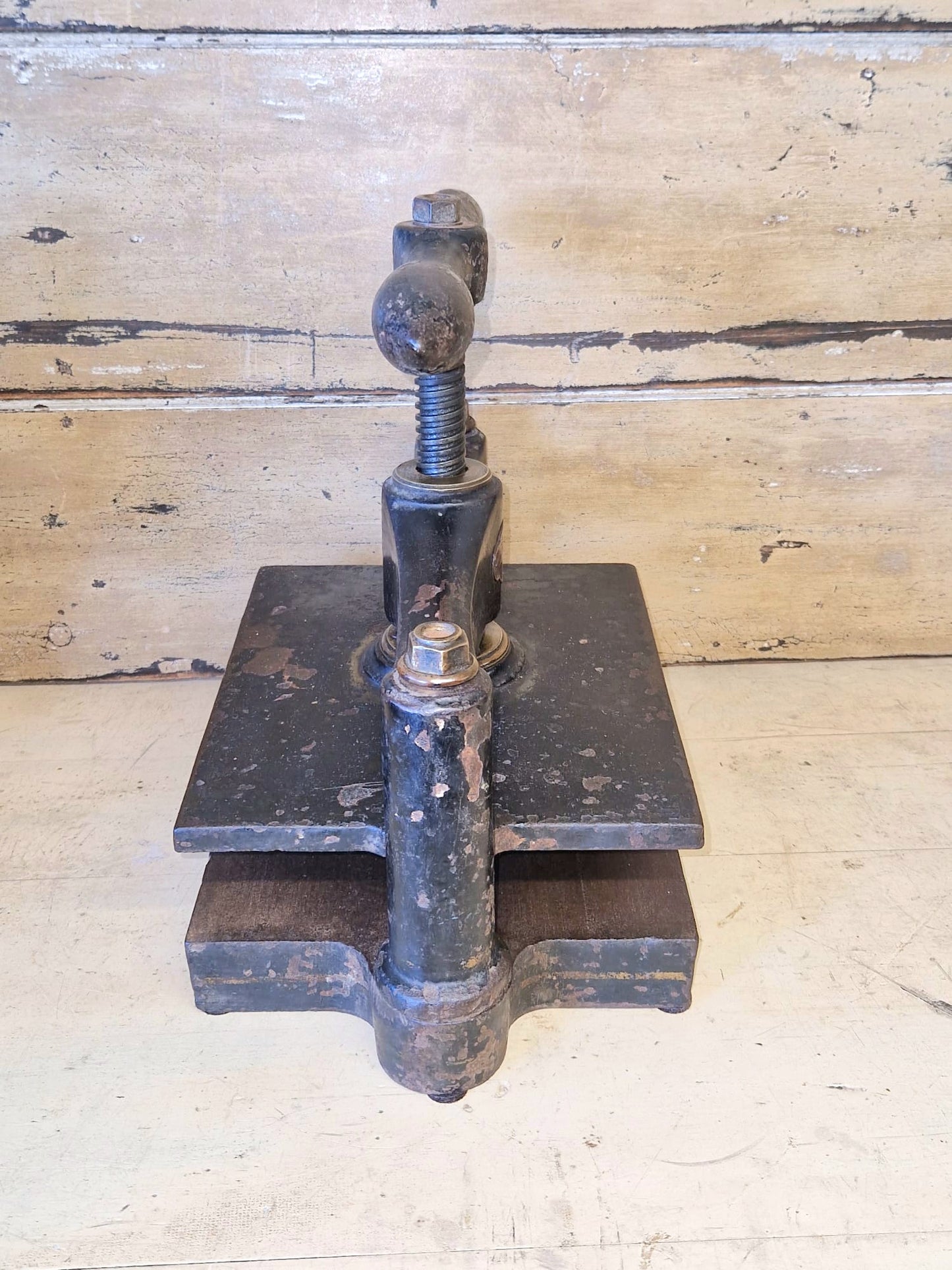 Antique Book Binding Press Flower Press