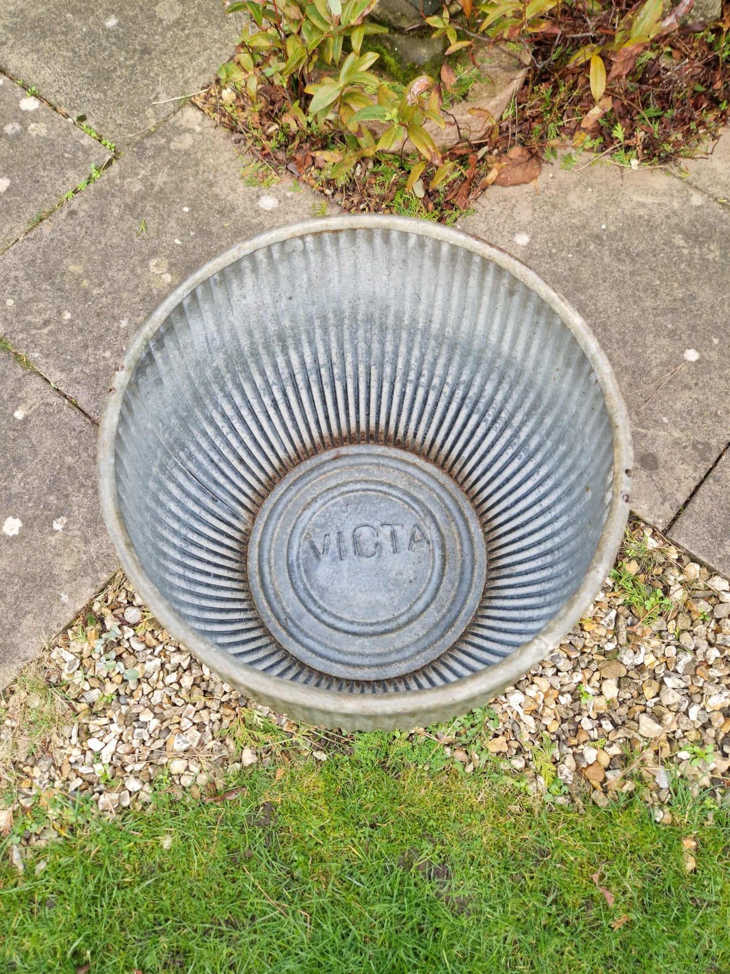 Vintage Victa Galvanised Dolly Tub