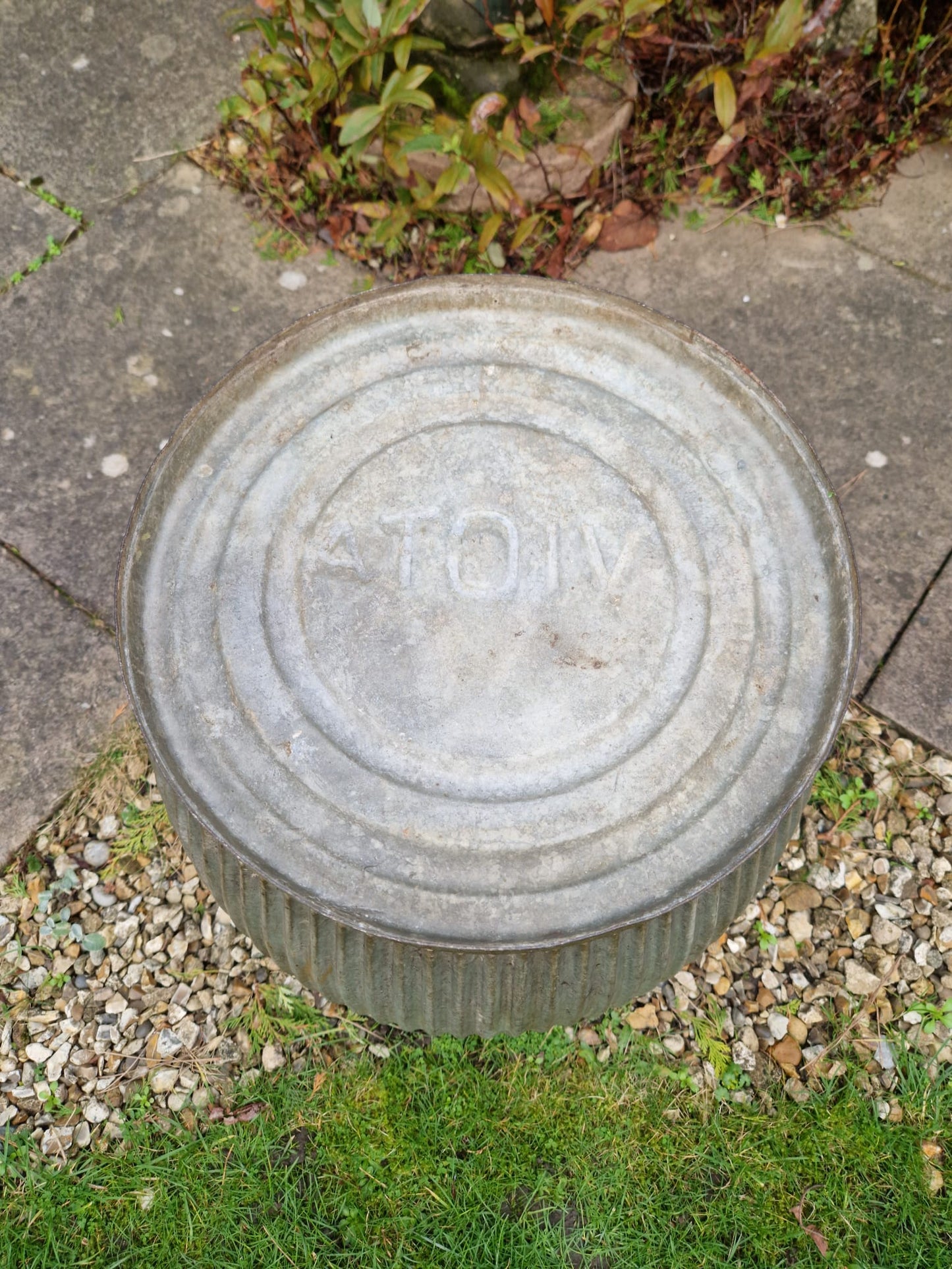 Vintage Victa Galvanised Dolly Tub