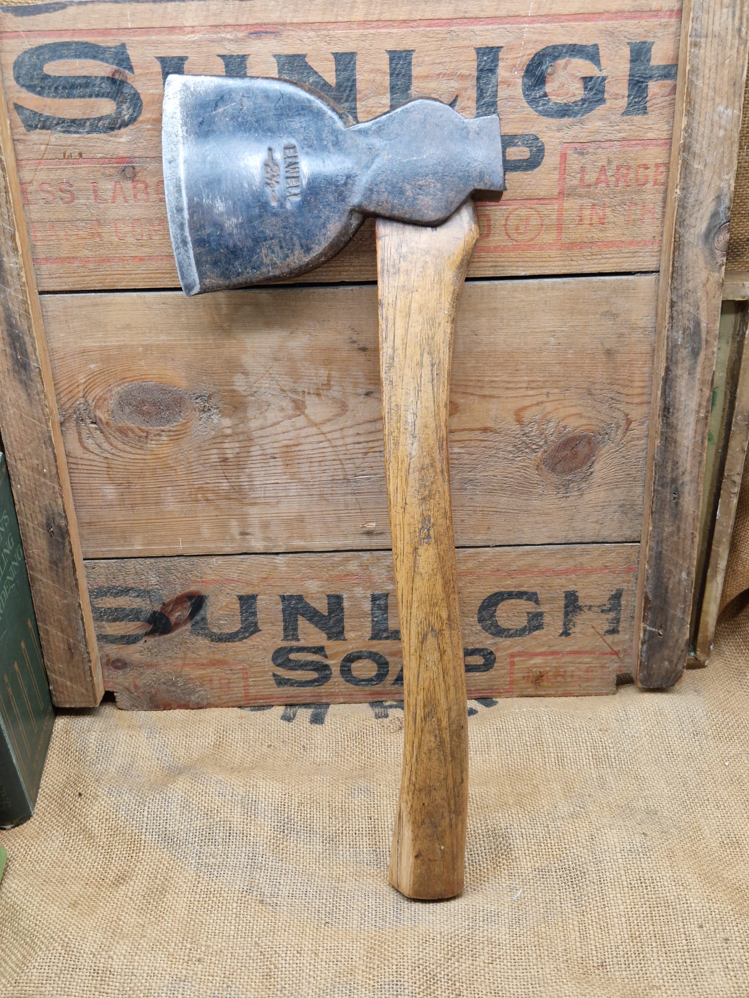 Old Ax Vintage Elwell 2 1/2 Axe Old Tools – Vintage Pastimes Garden and Home