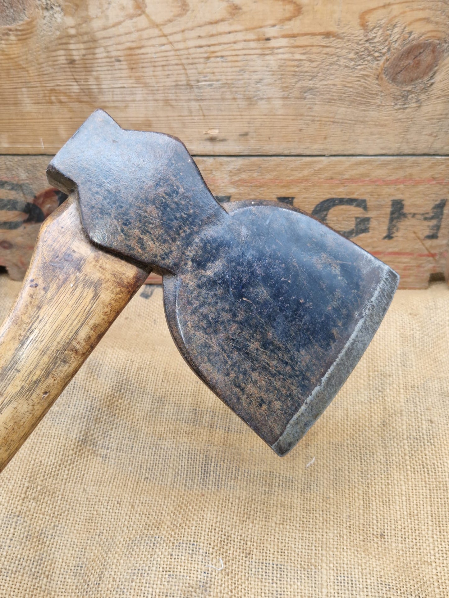 Vintage Elwell 2 1/2 Axe Old Tools