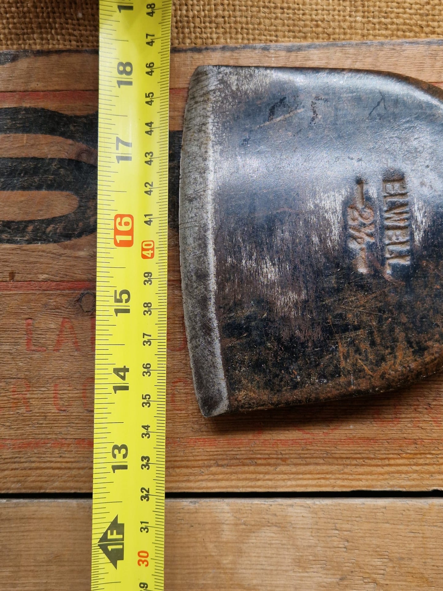 Vintage Elwell 2 1/2 Axe Old Tools