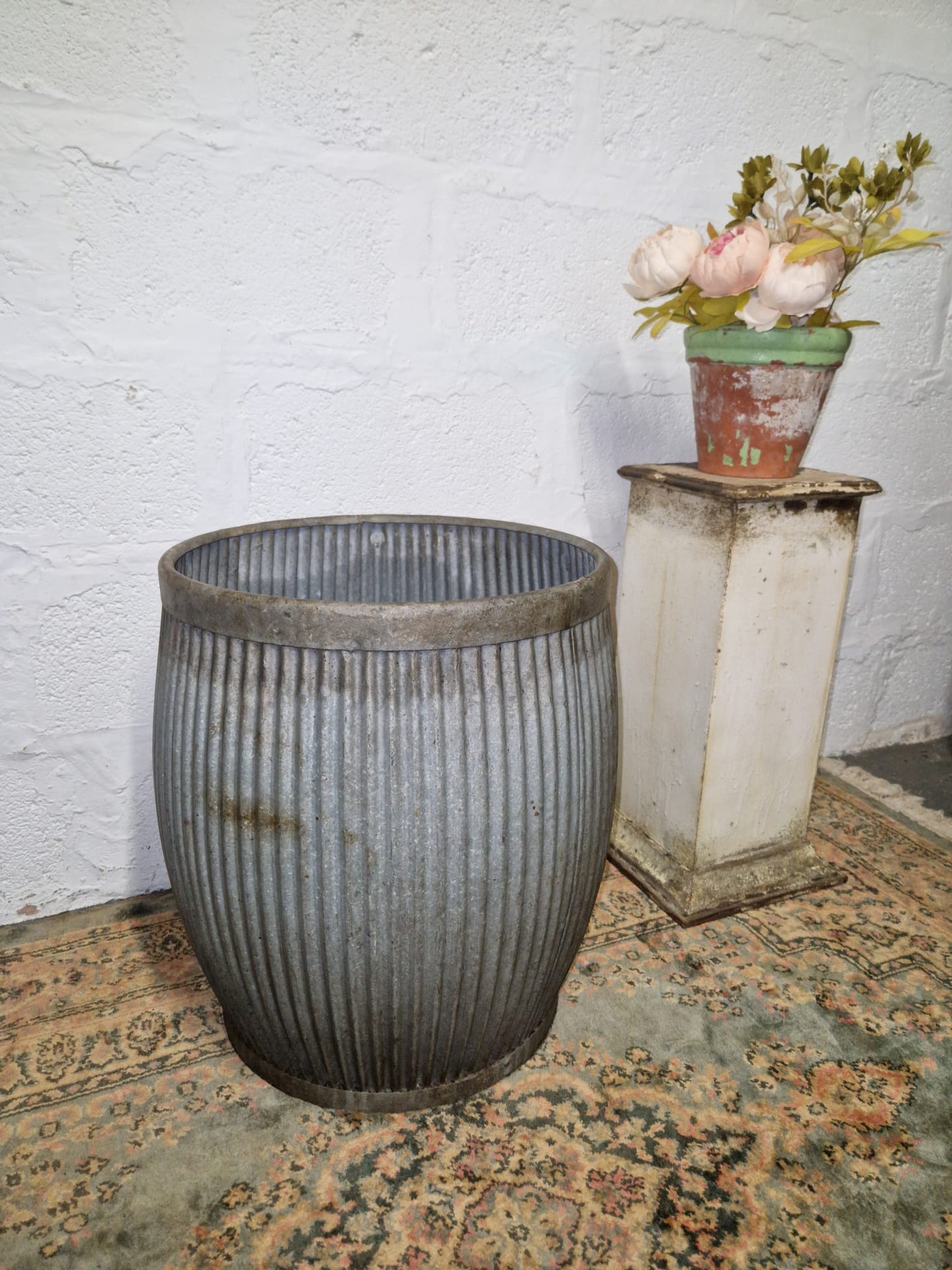 Vintage Victa Galvanised Dolly Tub