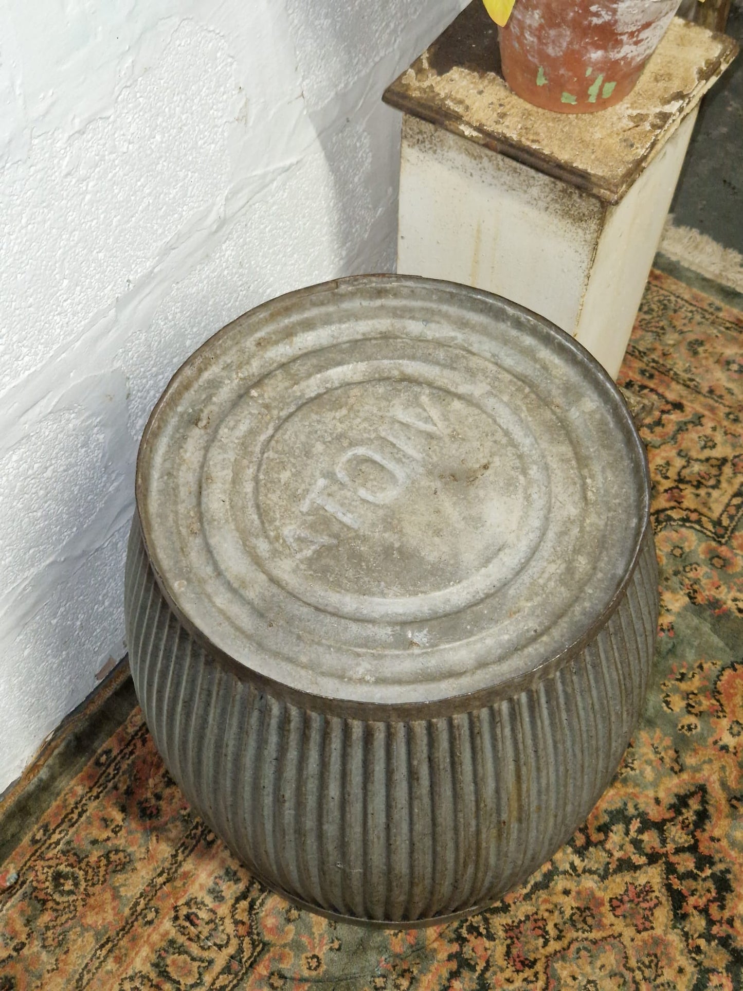 Vintage Victa Galvanised Dolly Tub