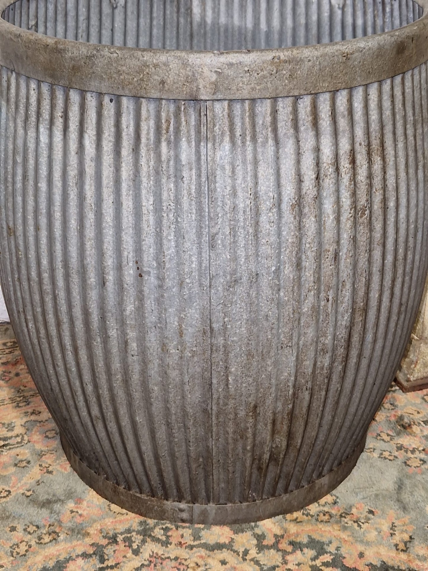 Vintage Victa Galvanised Dolly Tub