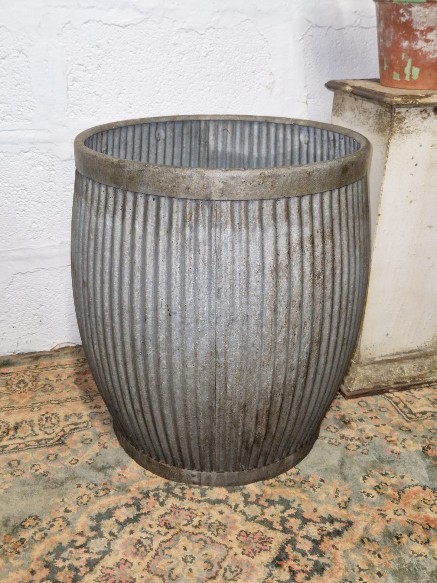 Vintage Victa Galvanised Dolly Tub