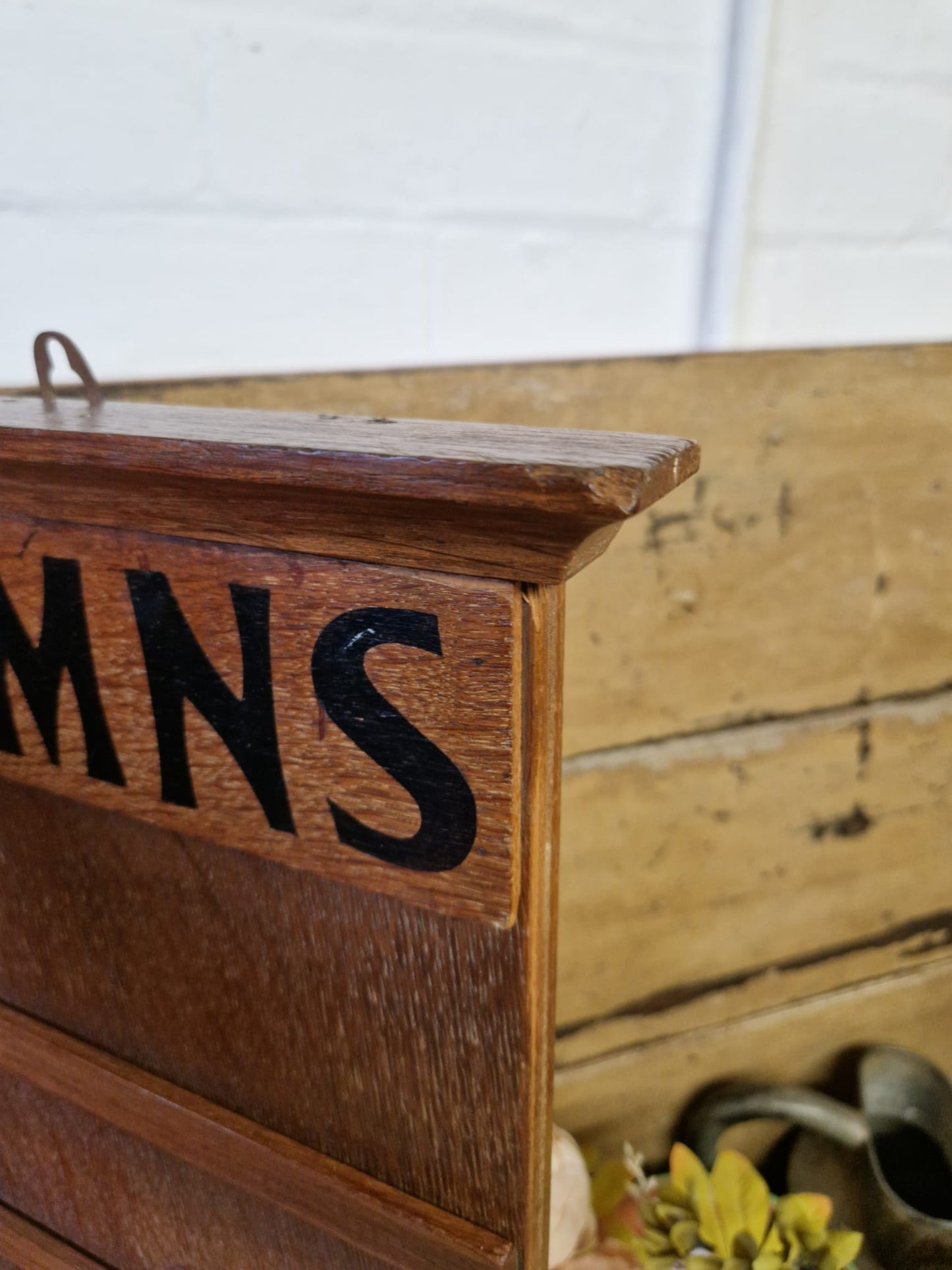 Vintage Church Hymns Board