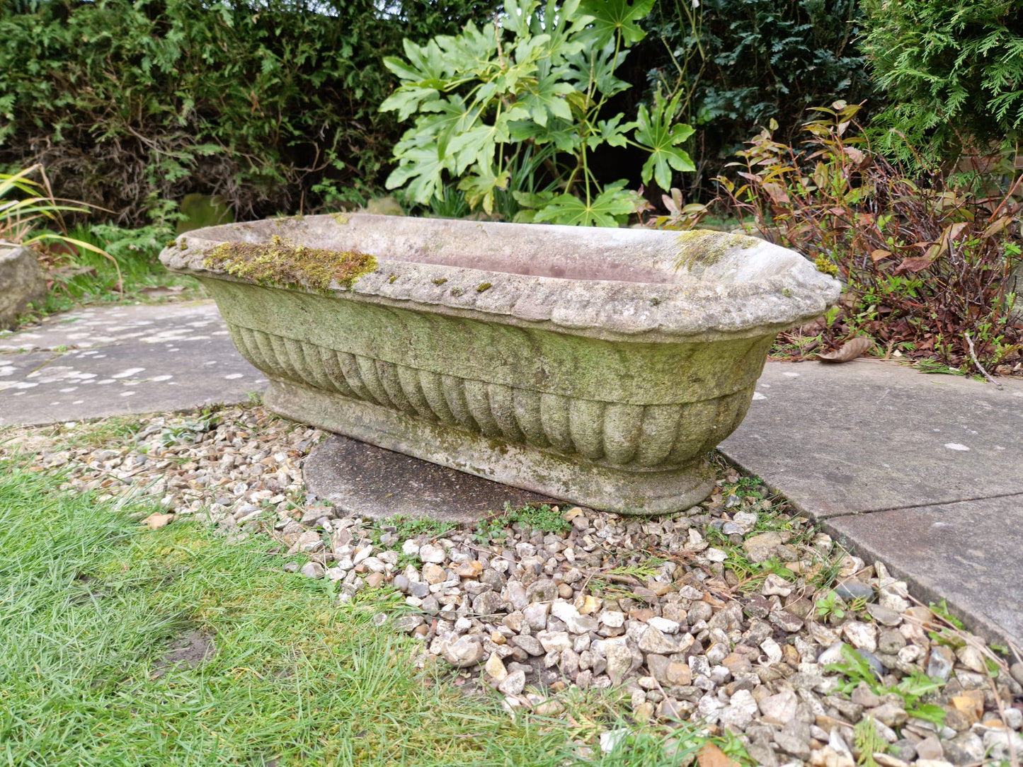 Beautiful Vintage Oval Garden Planter Trough