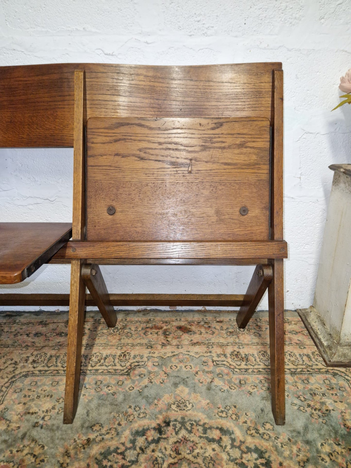 Vintage 1930s 2 Seater Folding Chairs