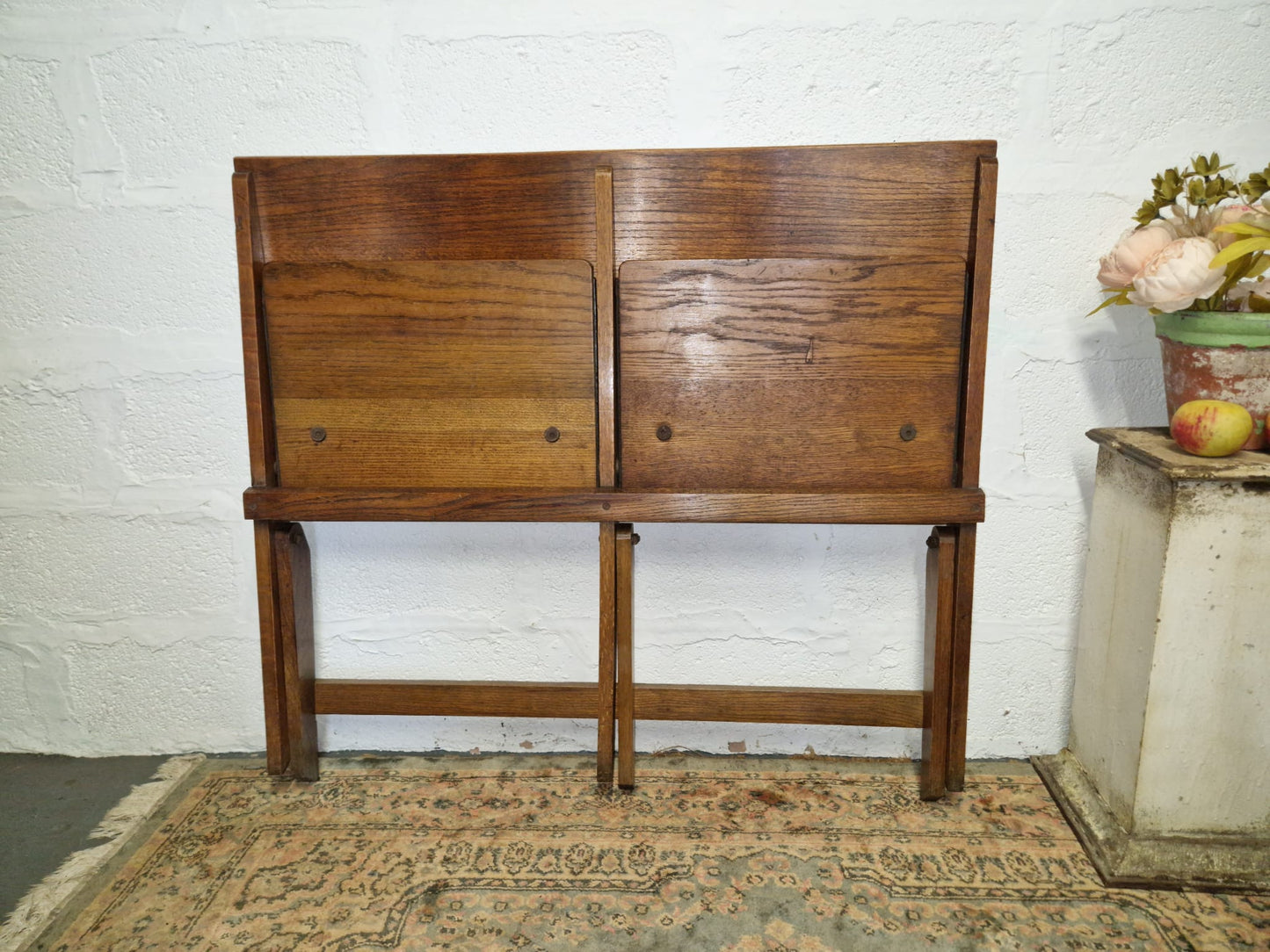 Vintage 1930s 2 Seater Folding Chairs