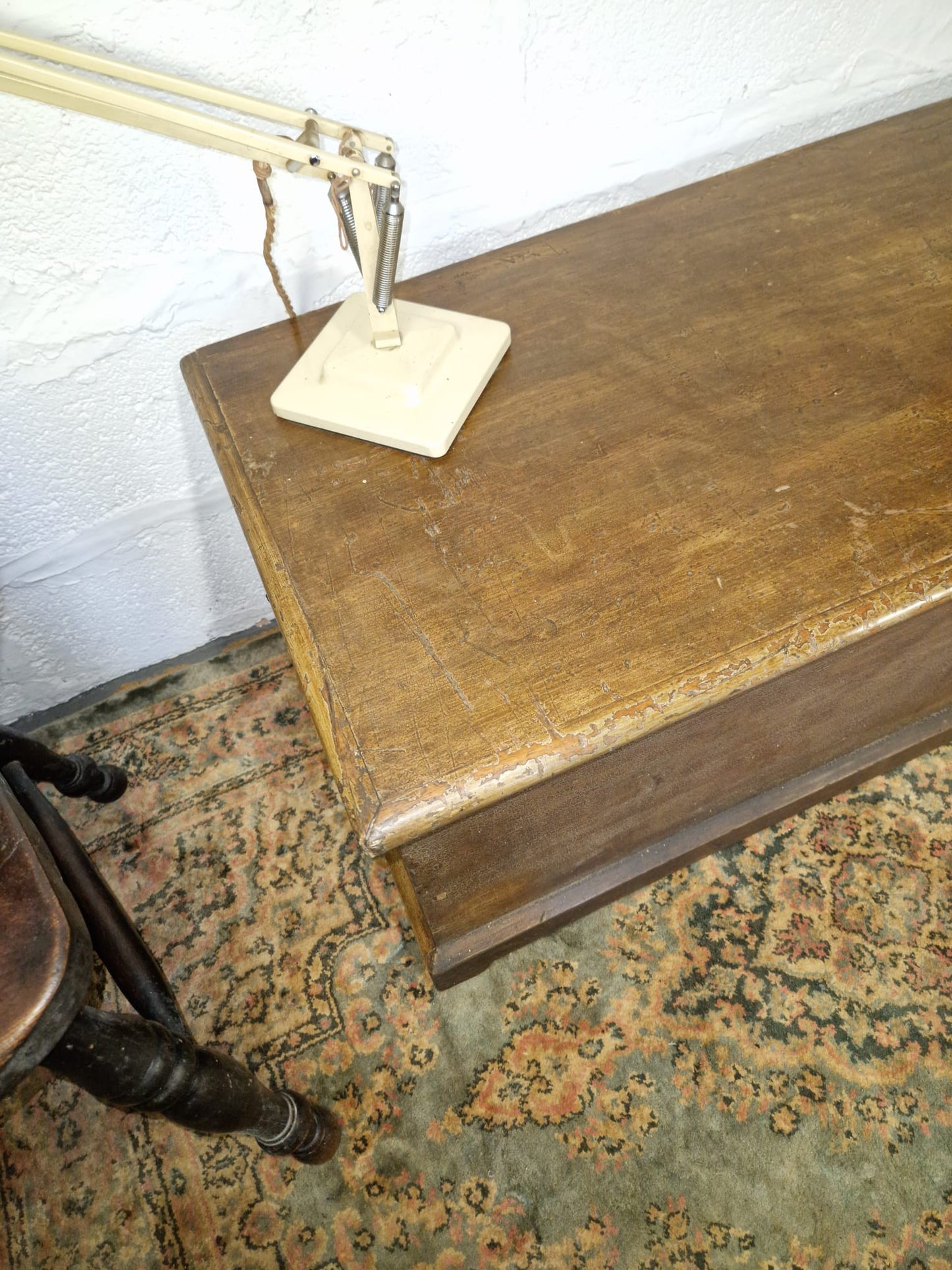 Antique Pine Box Chest Coffee Table, Blanket Box Trunk Original Finish