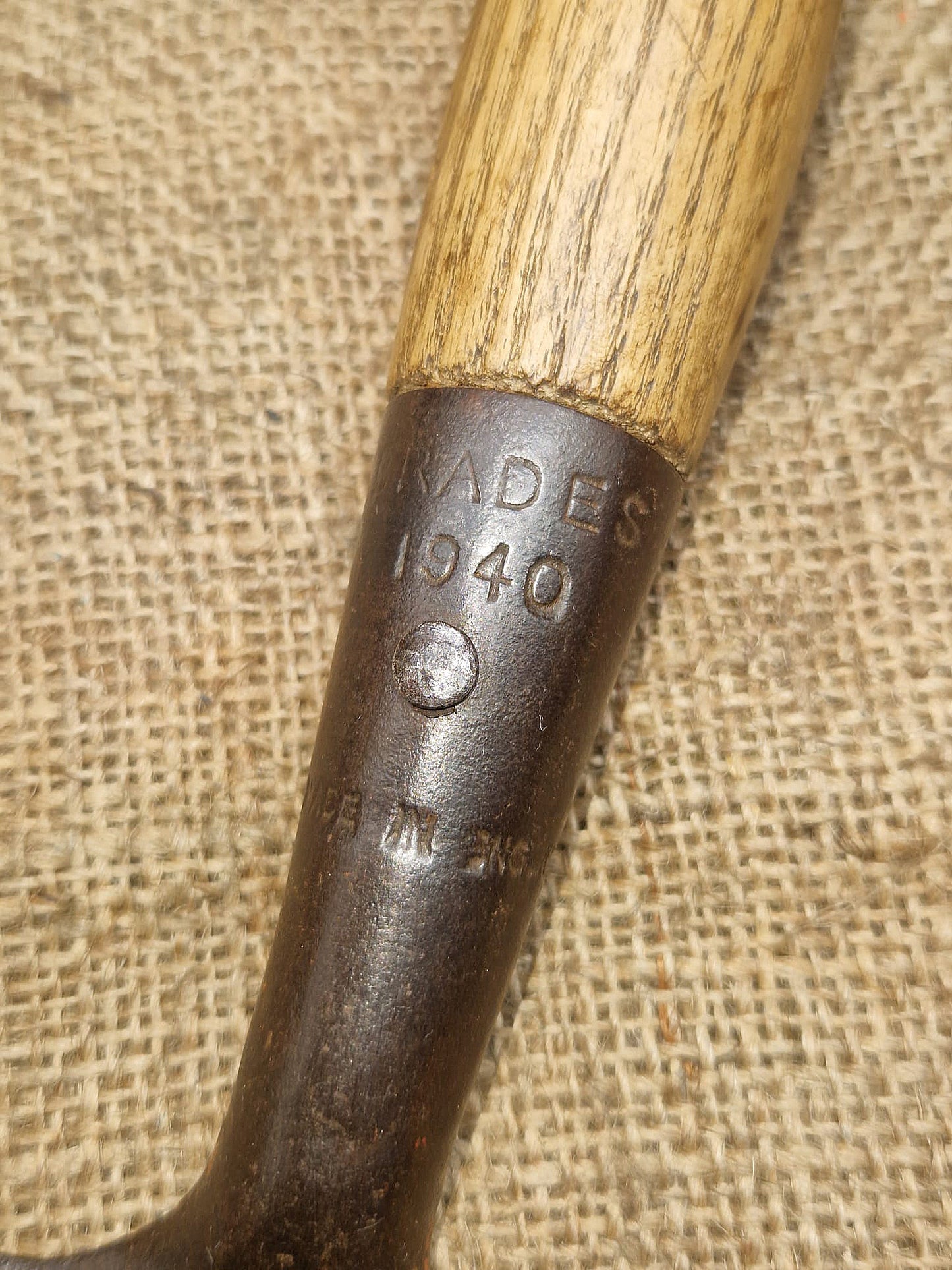 Vintage Brades Garden Hand Fork Dated 1940