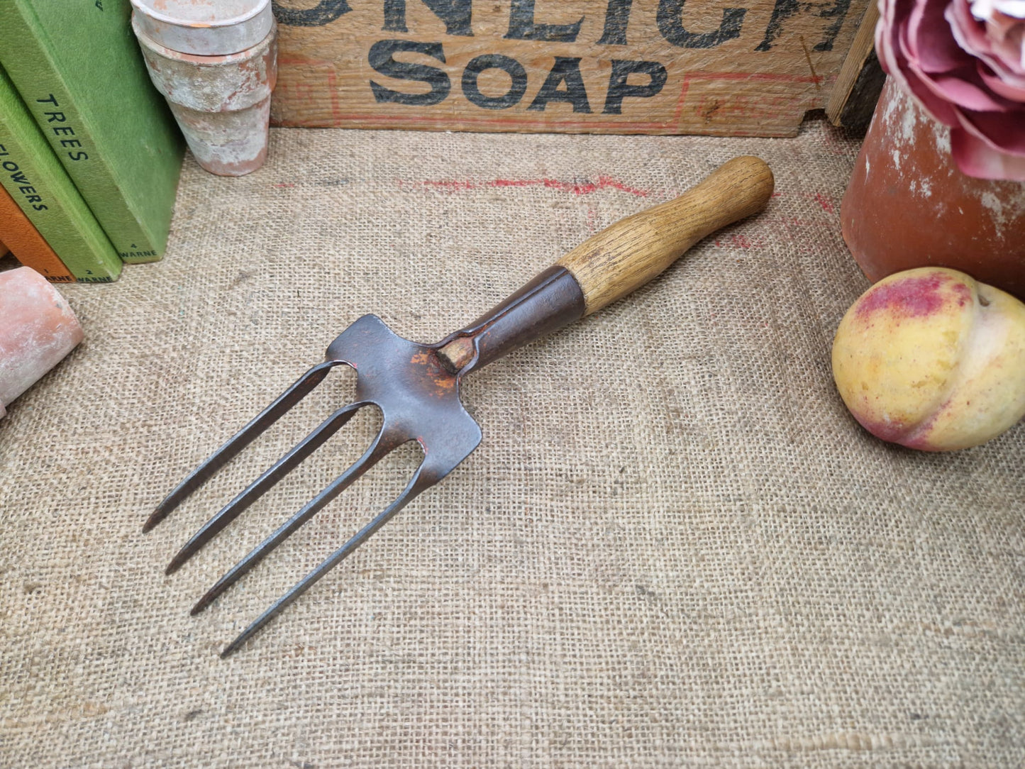 Vintage Brades Garden Hand Fork Dated 1940