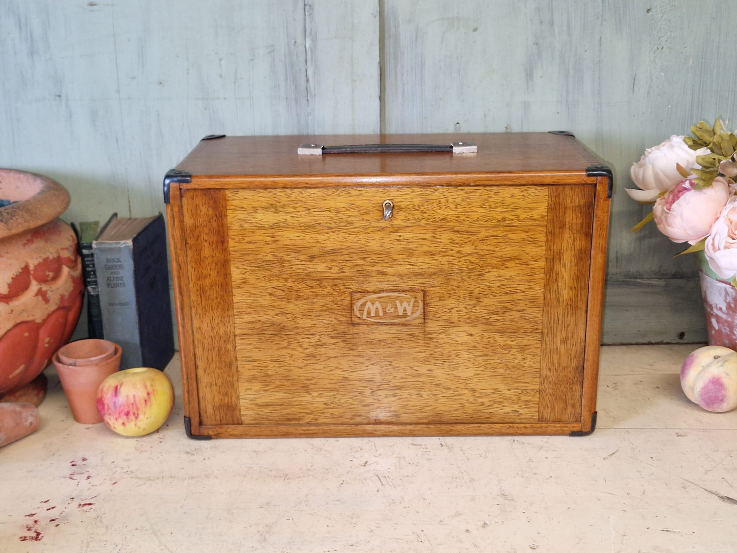 Vintage Moore & Wright Engineers Tool Box Cabinet Bank Of Drawers Tool Chest