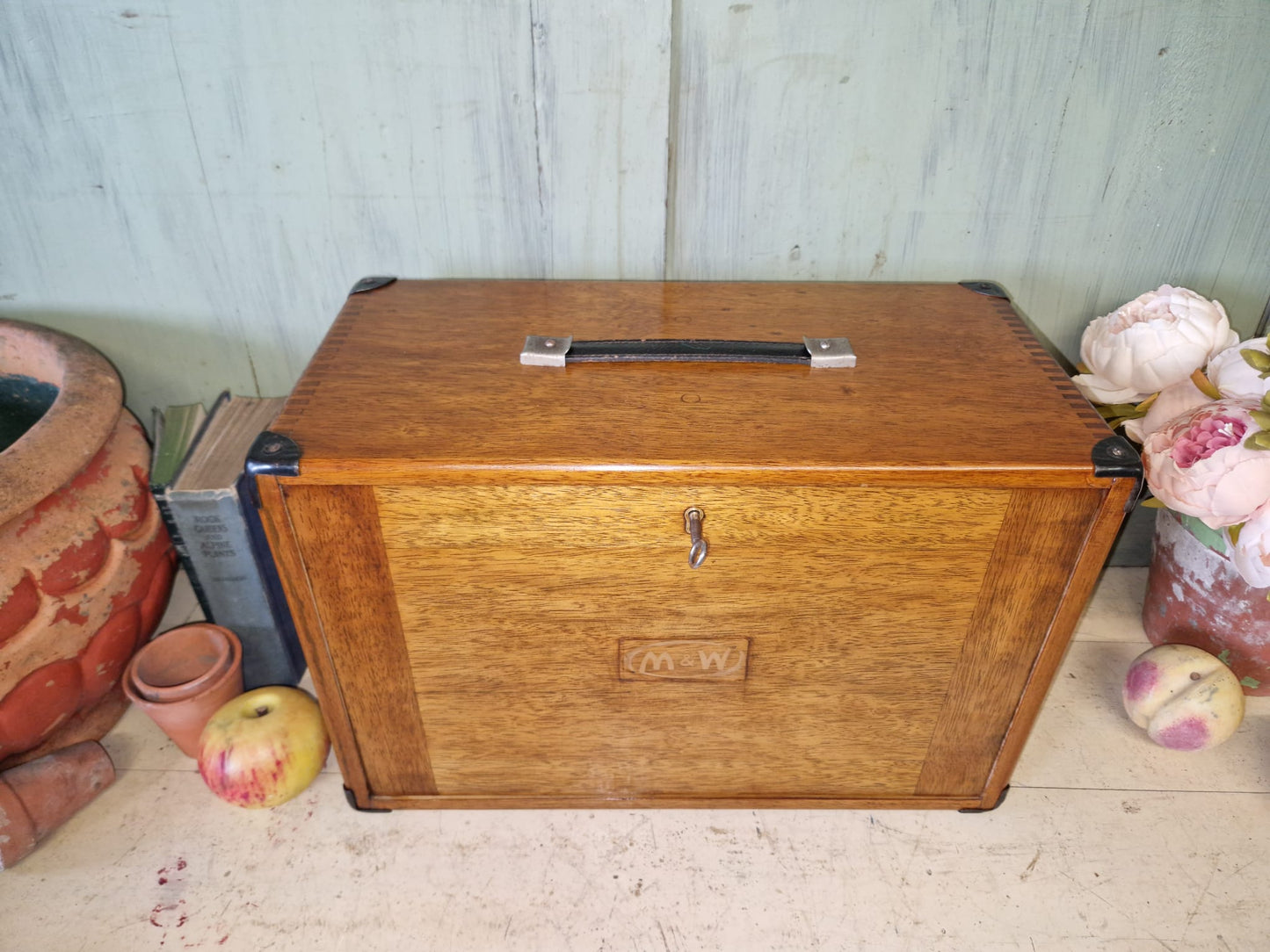 Vintage Moore & Wright Engineers Tool Box Cabinet Bank Of Drawers Tool Chest