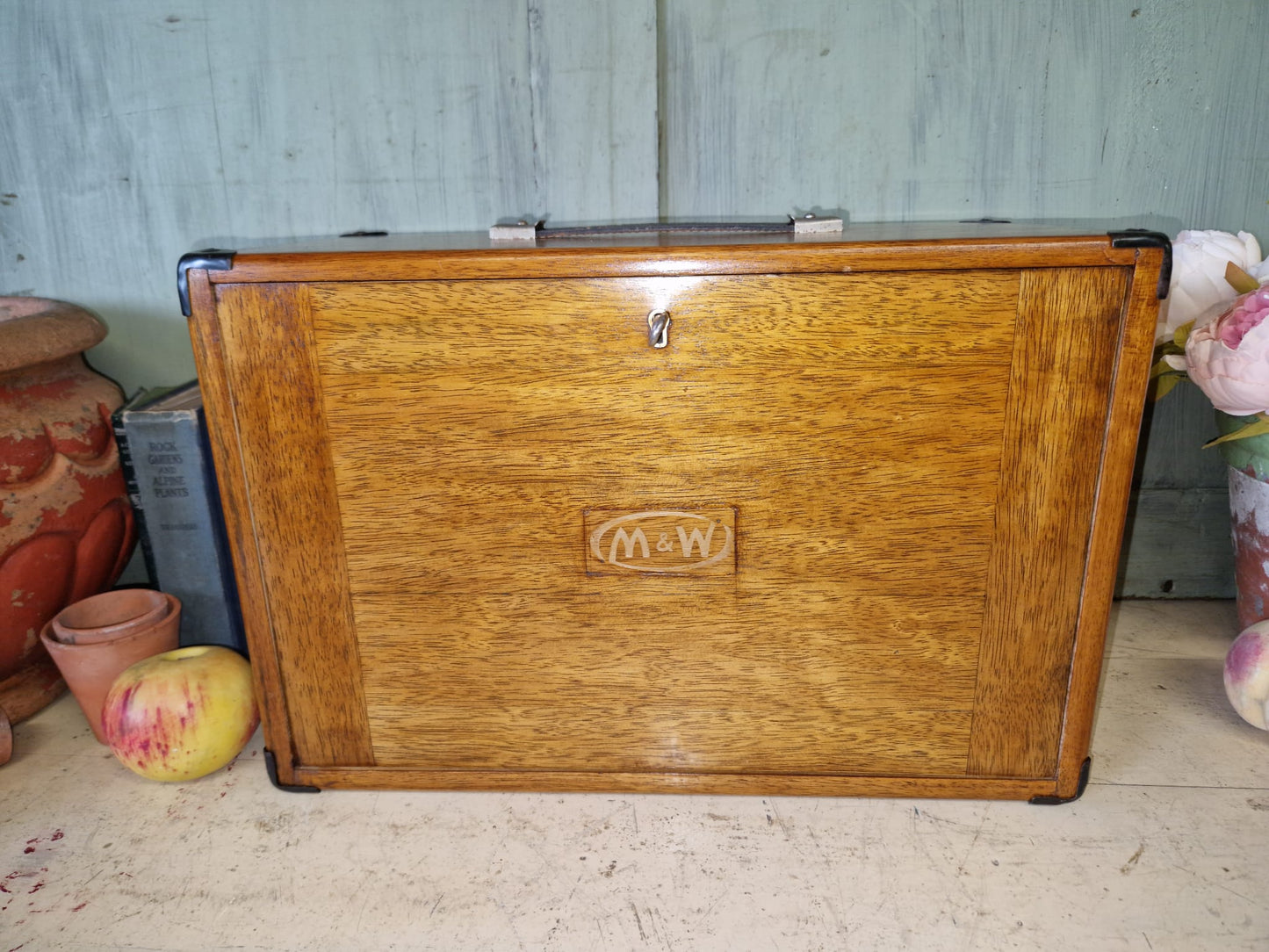 Vintage Moore & Wright Engineers Tool Box Cabinet Bank Of Drawers Tool Chest